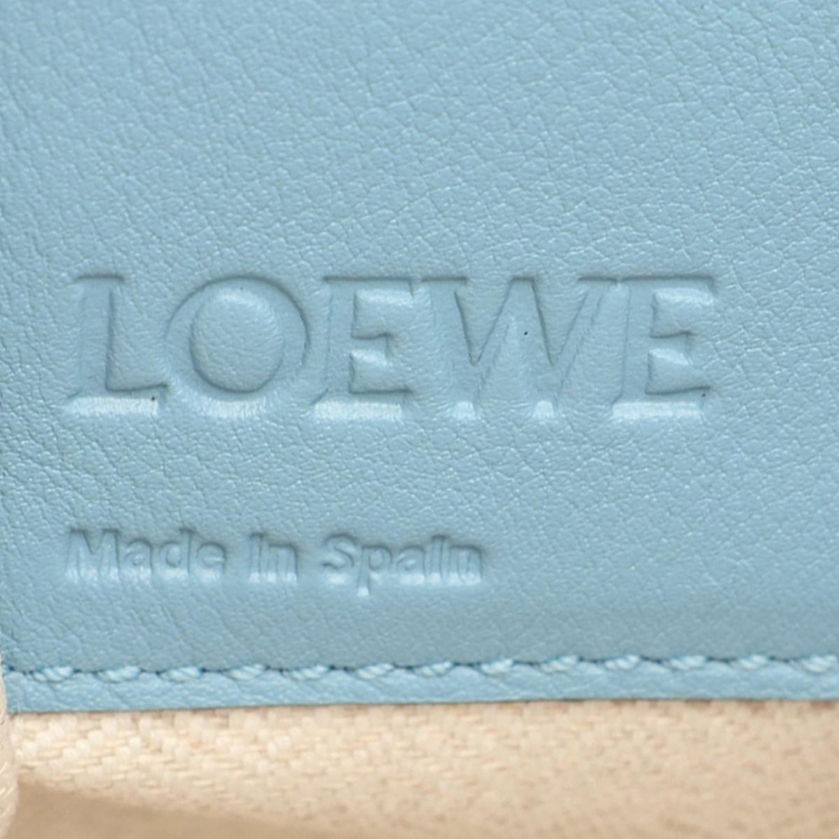 LOEWE Small Bicolor Calfskin Hammock Satchel