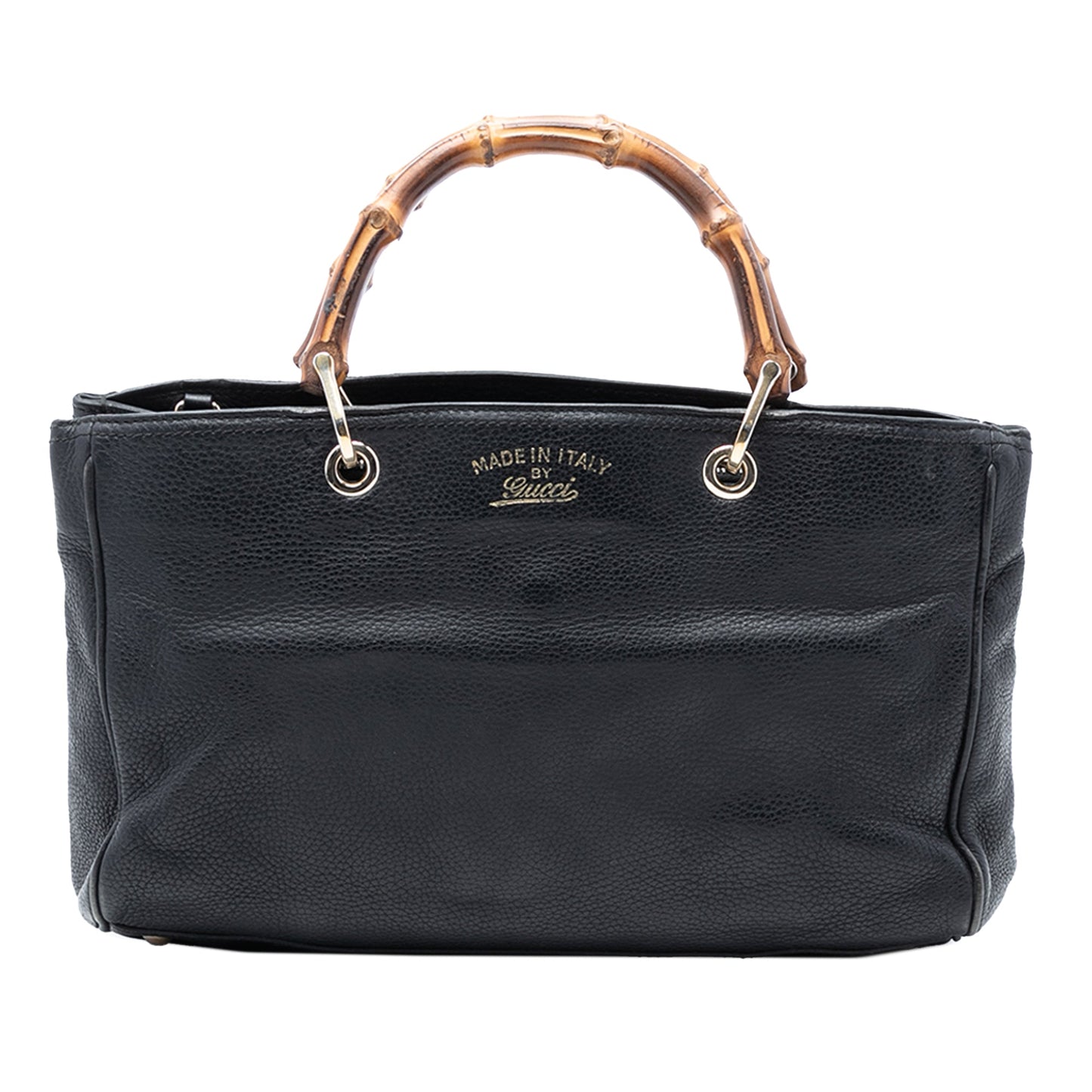 Gucci Medium Calfskin Bamboo Shopper Satchel
