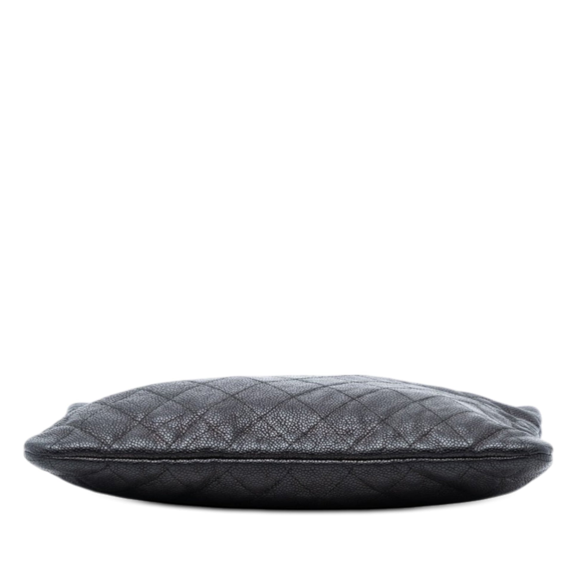 Chanel Medium Quilted Caviar Boy O Case Clutch
