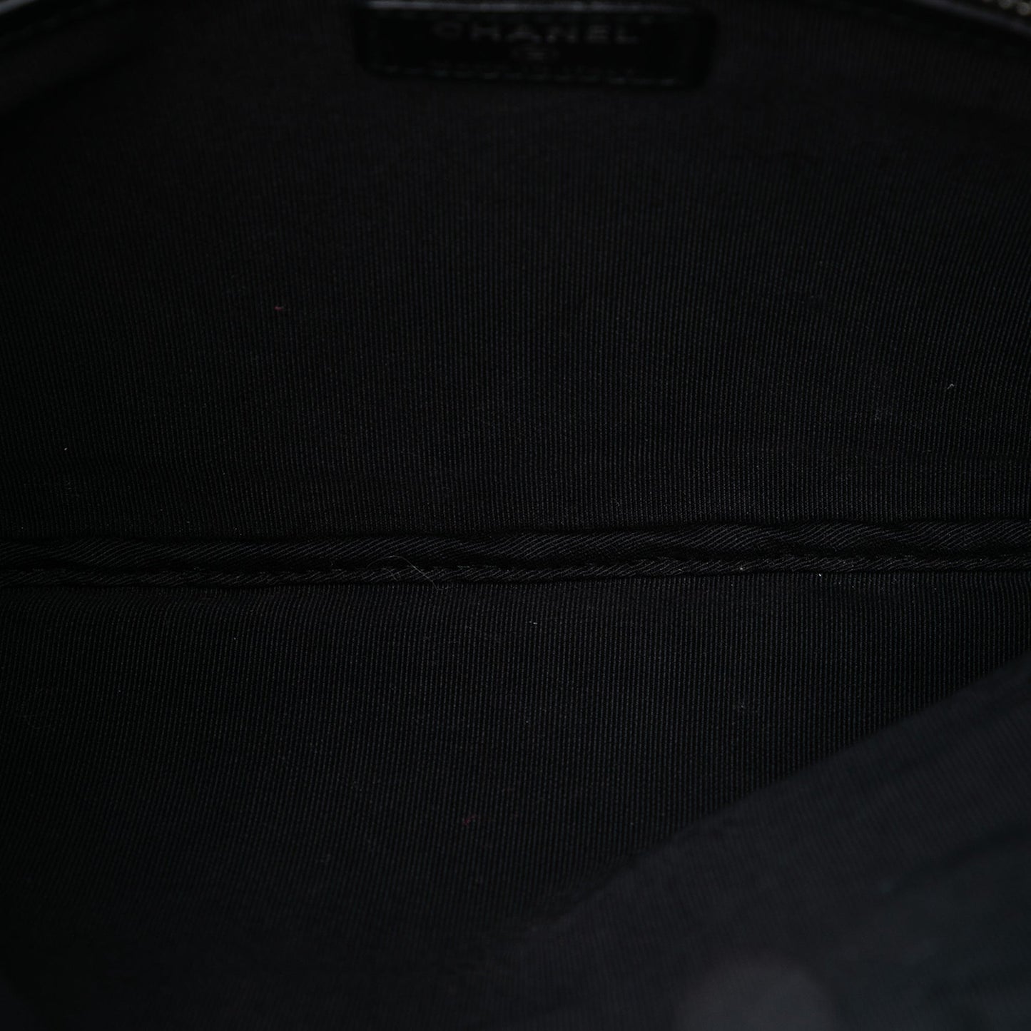 Chanel Medium Quilted Caviar Boy O Case Clutch