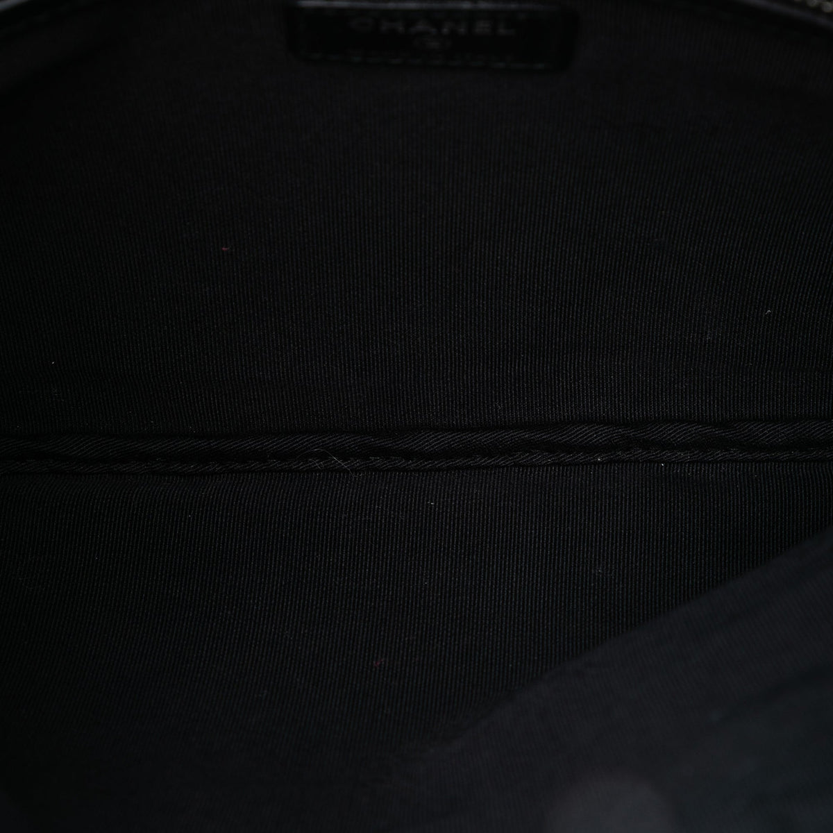Chanel Medium Quilted Caviar Boy O Case Clutch