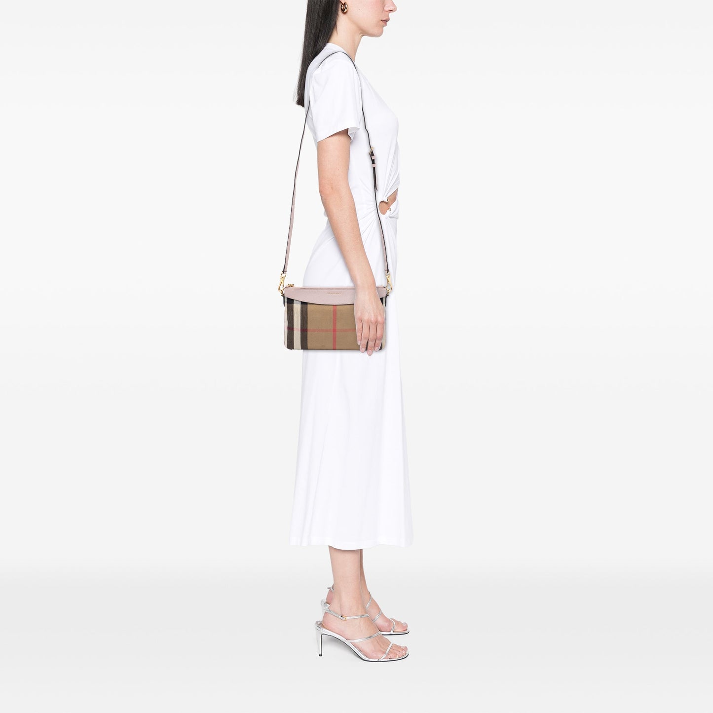 Burberry House Check Canvas Derby Peyton Crossbody