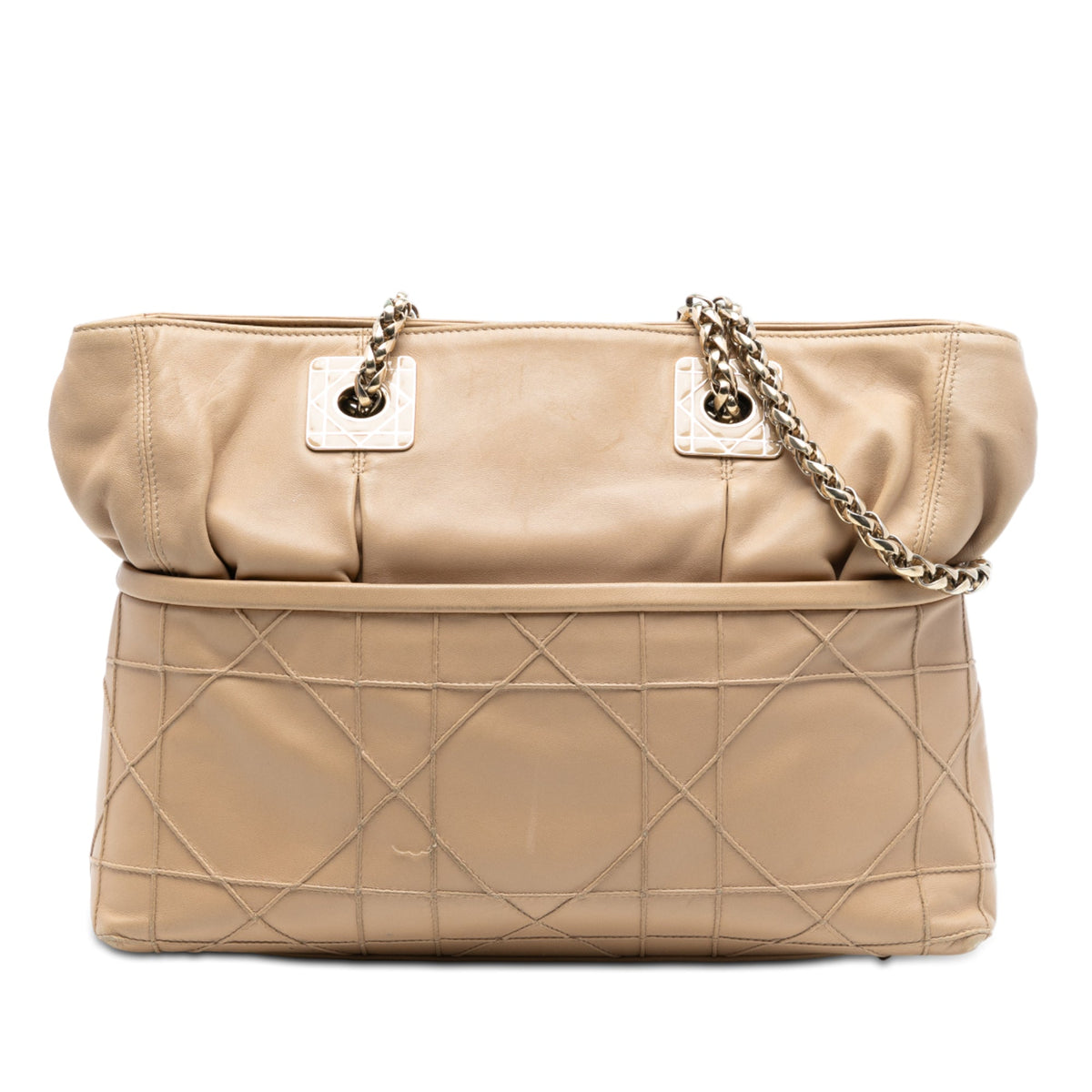 Dior Lambskin Cannage Granville Chain Tote