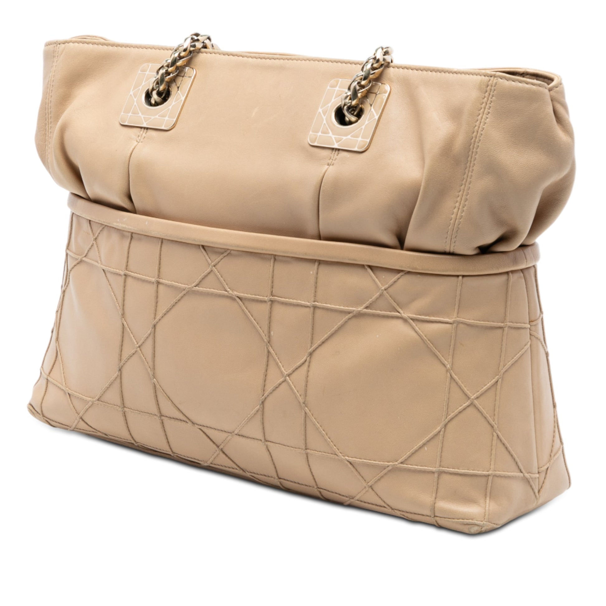 Dior Lambskin Cannage Granville Chain Tote