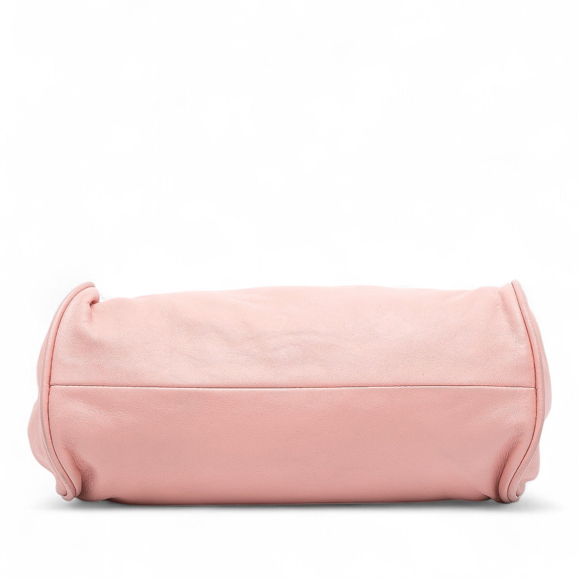 Chanel Lambskin Camellia Top Handle Frame Bag