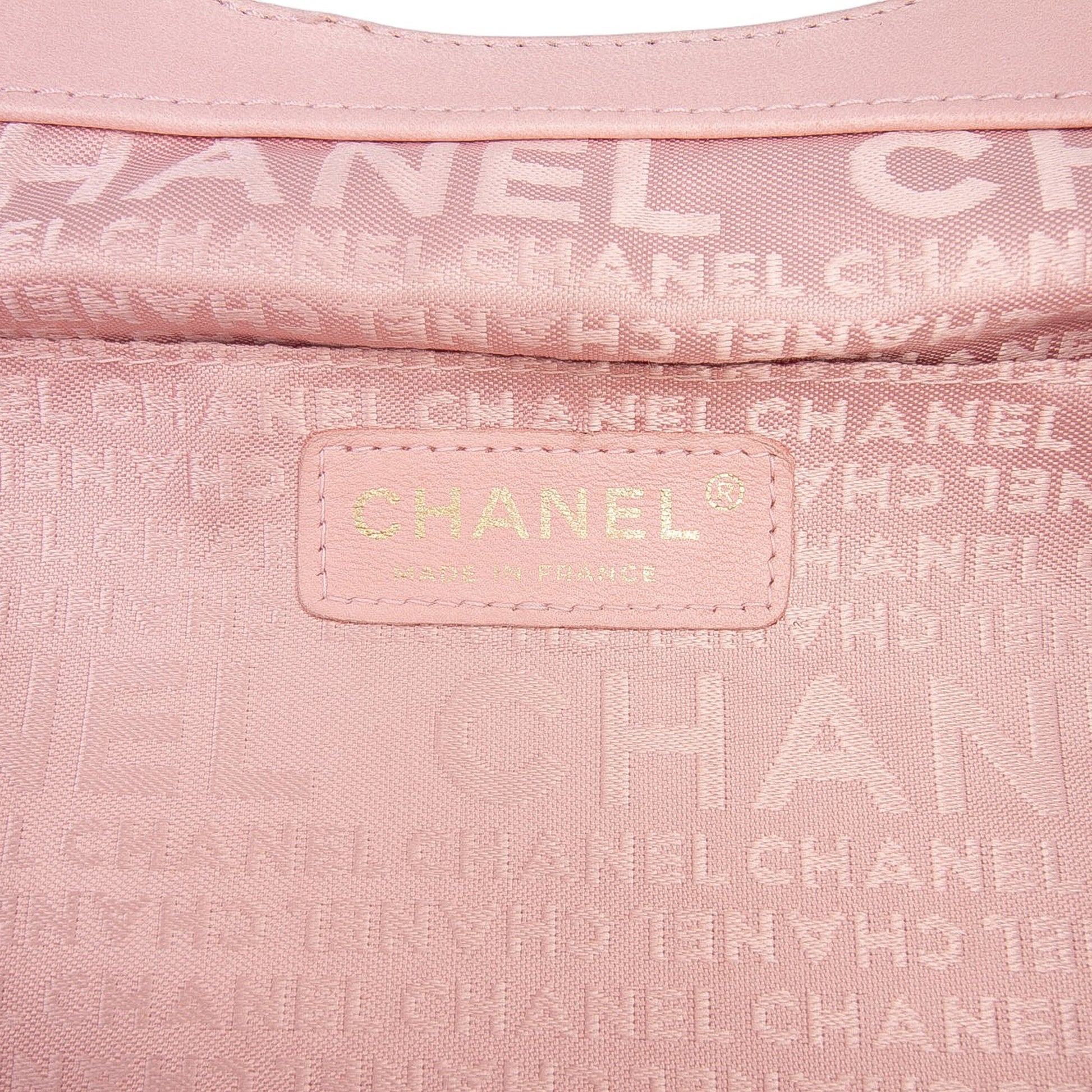 Chanel Lambskin Camellia Top Handle Frame Bag