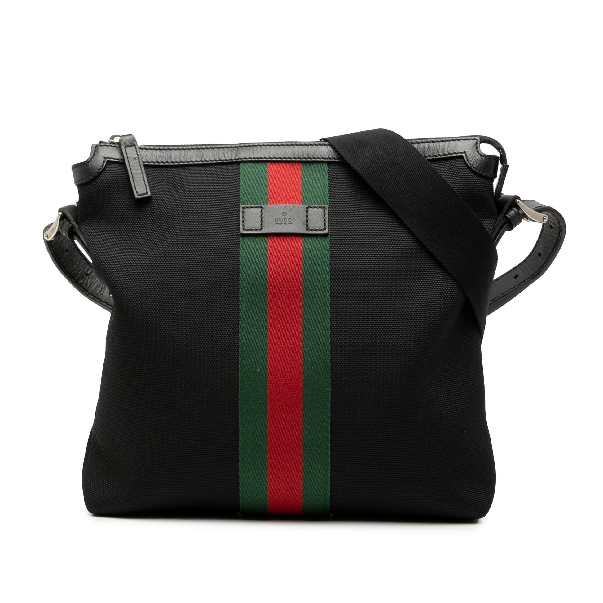 Gucci GG Techno Canvas Web Messenger Bag