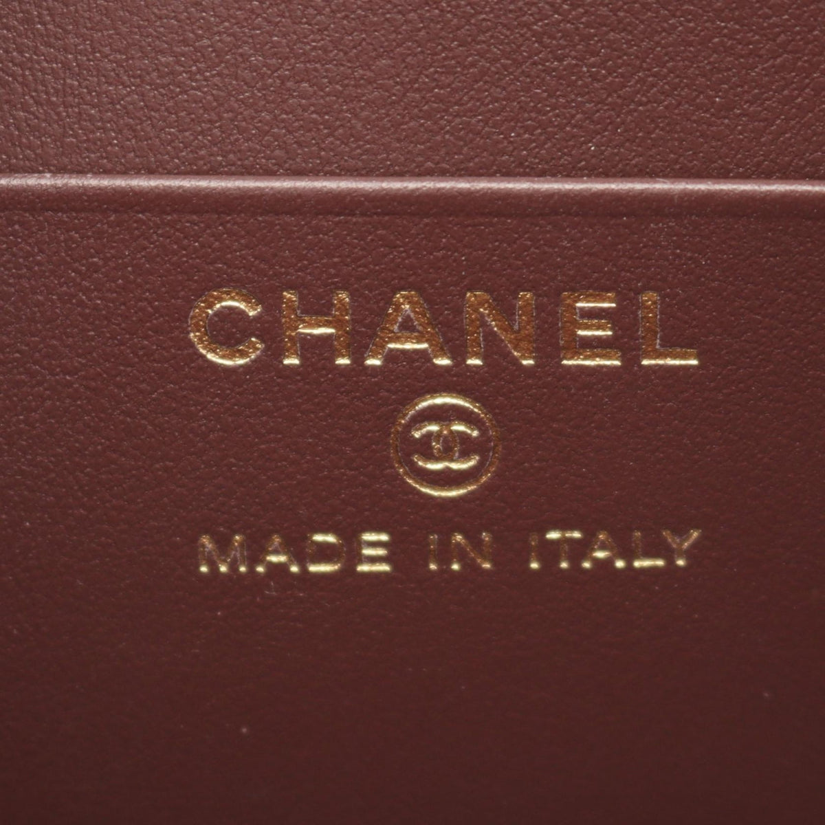 Chanel Mini CC Quilted Caviar Clutch On Chain