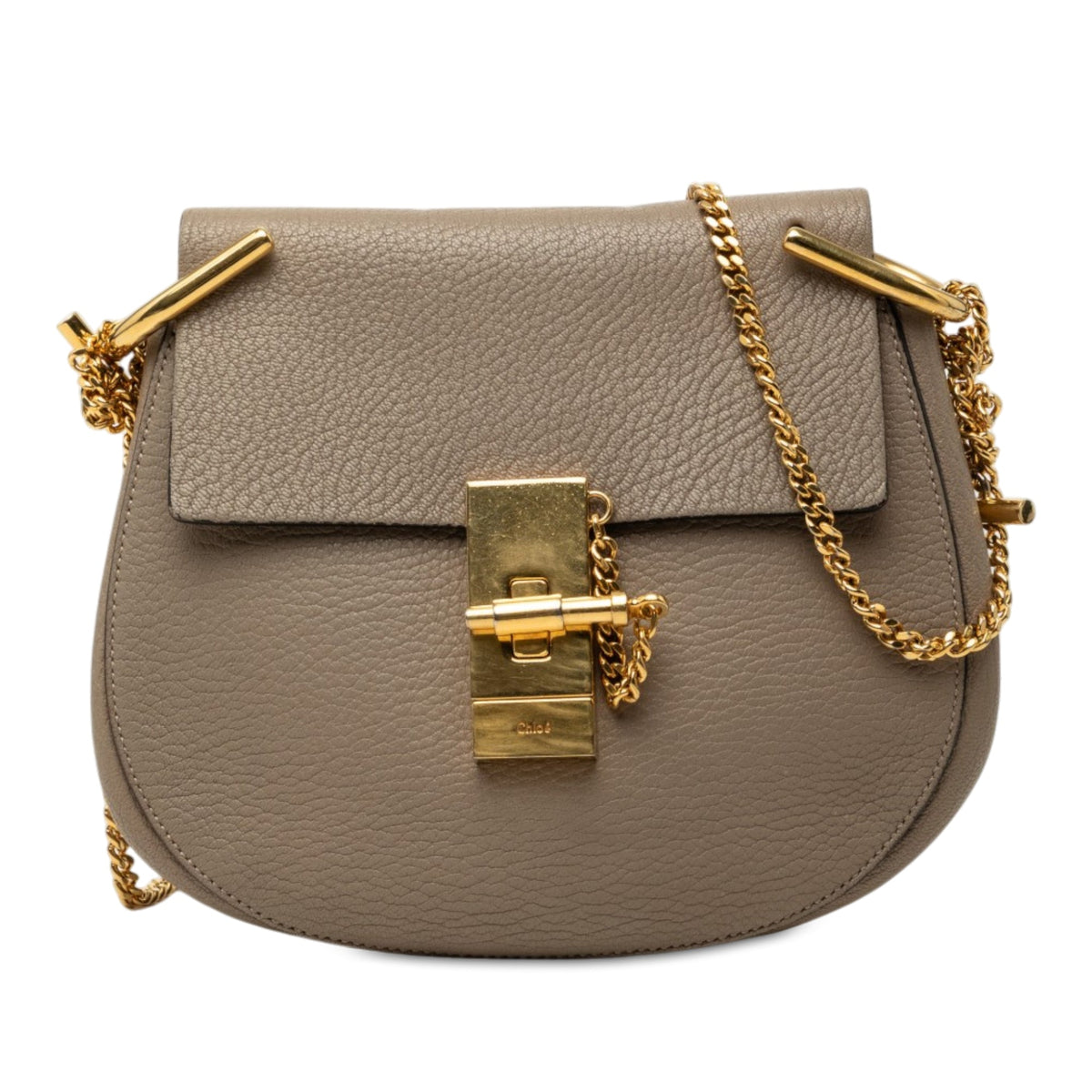 Chloé Mini Grained Lambskin Drew Crossbody