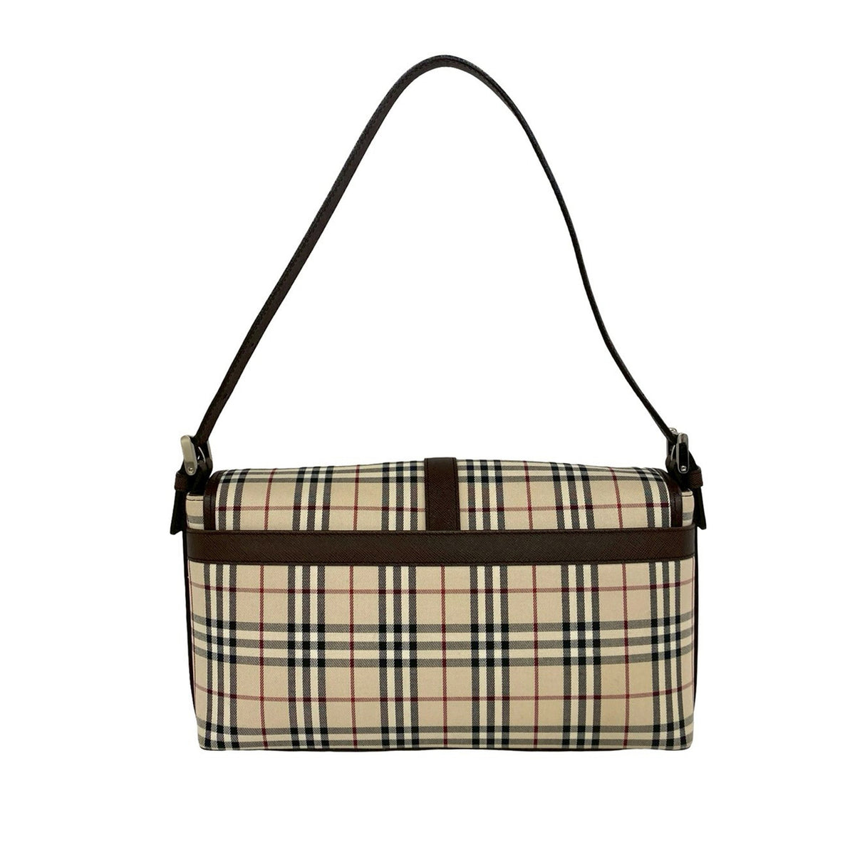 Burberry House Check Canvas Shoulder Bag