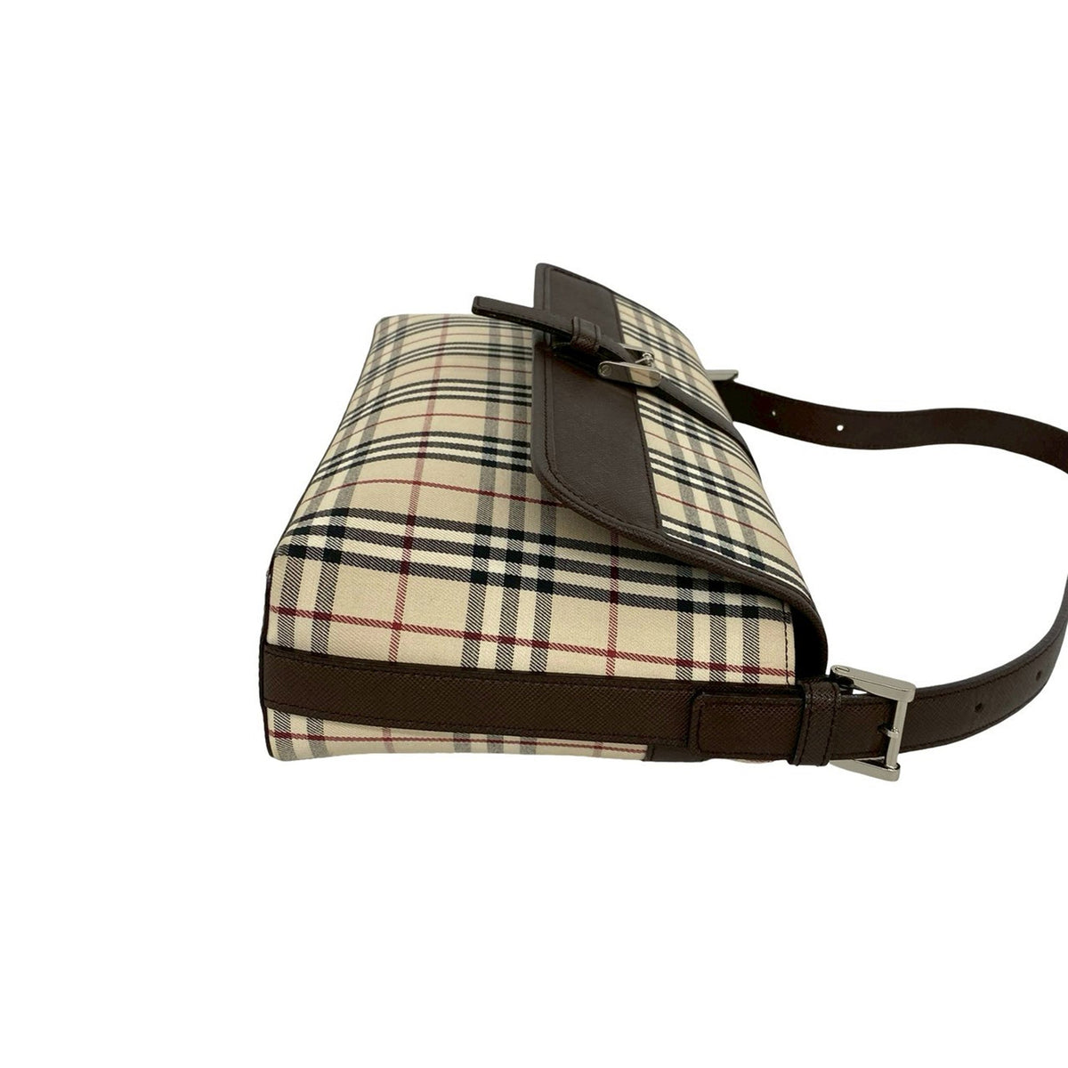 Burberry House Check Canvas Shoulder Bag
