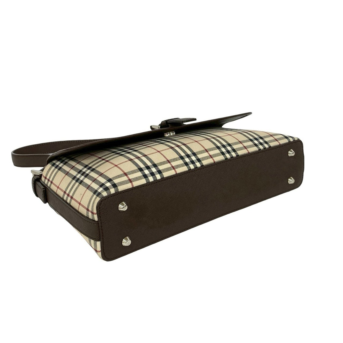 Burberry House Check Canvas Shoulder Bag