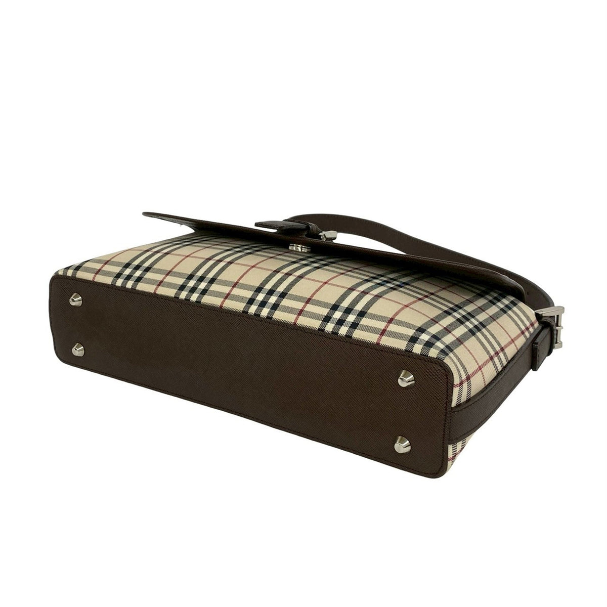 Burberry House Check Canvas Shoulder Bag