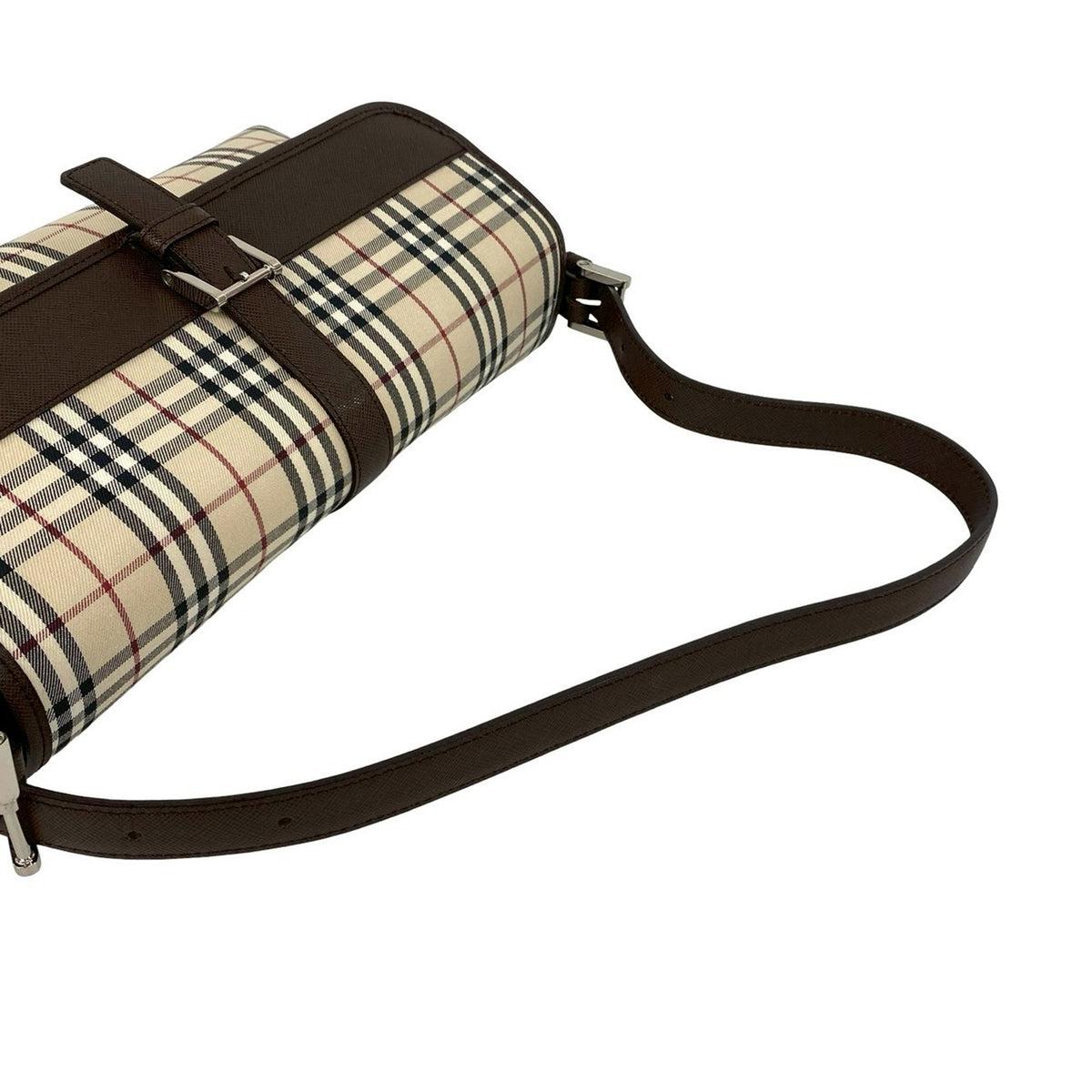 Burberry House Check Canvas Shoulder Bag