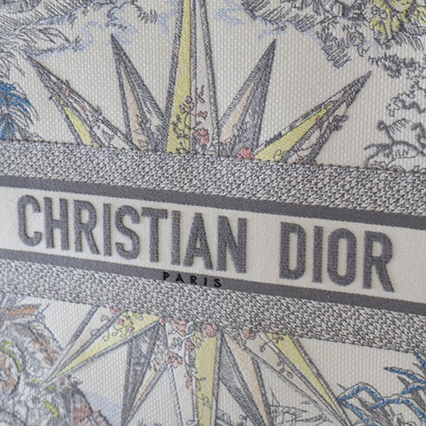 Dior Large Embroidered Canvas Reve d Infini Book Tote