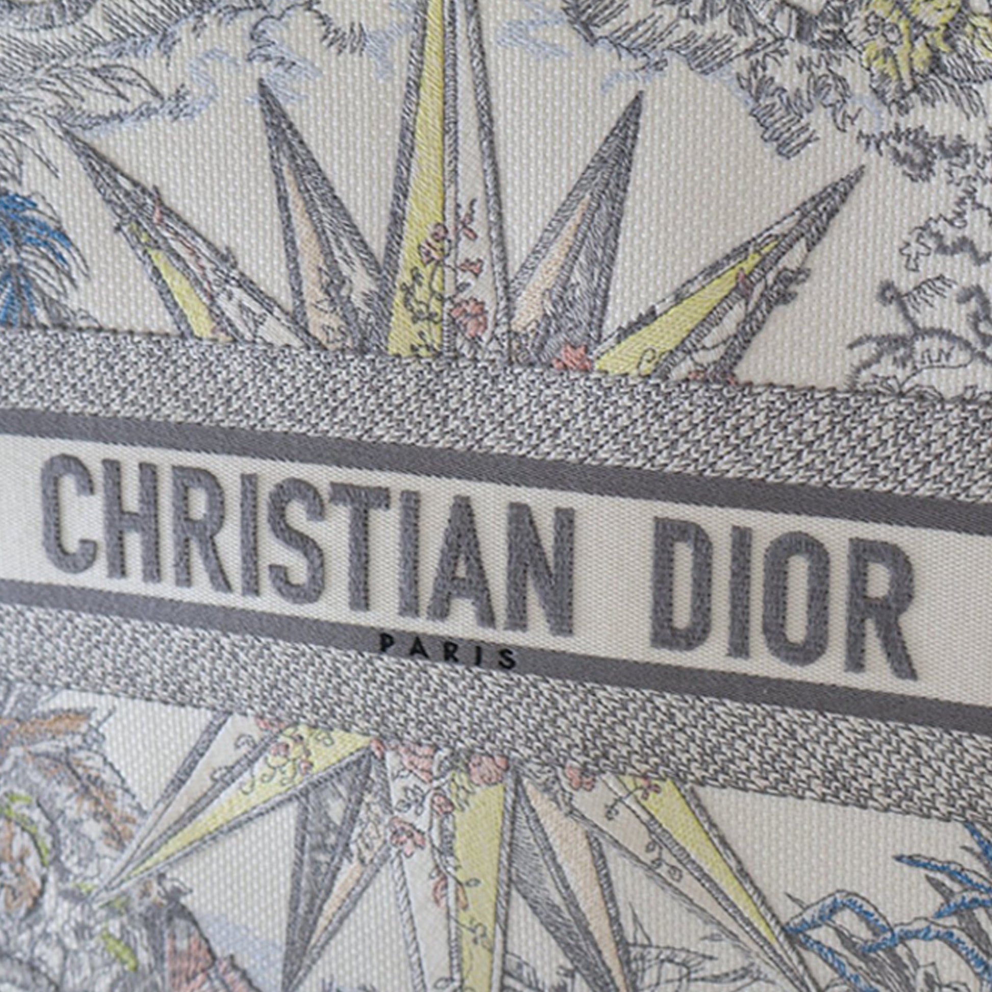 Dior Large Embroidered Canvas Reve d Infini Book Tote