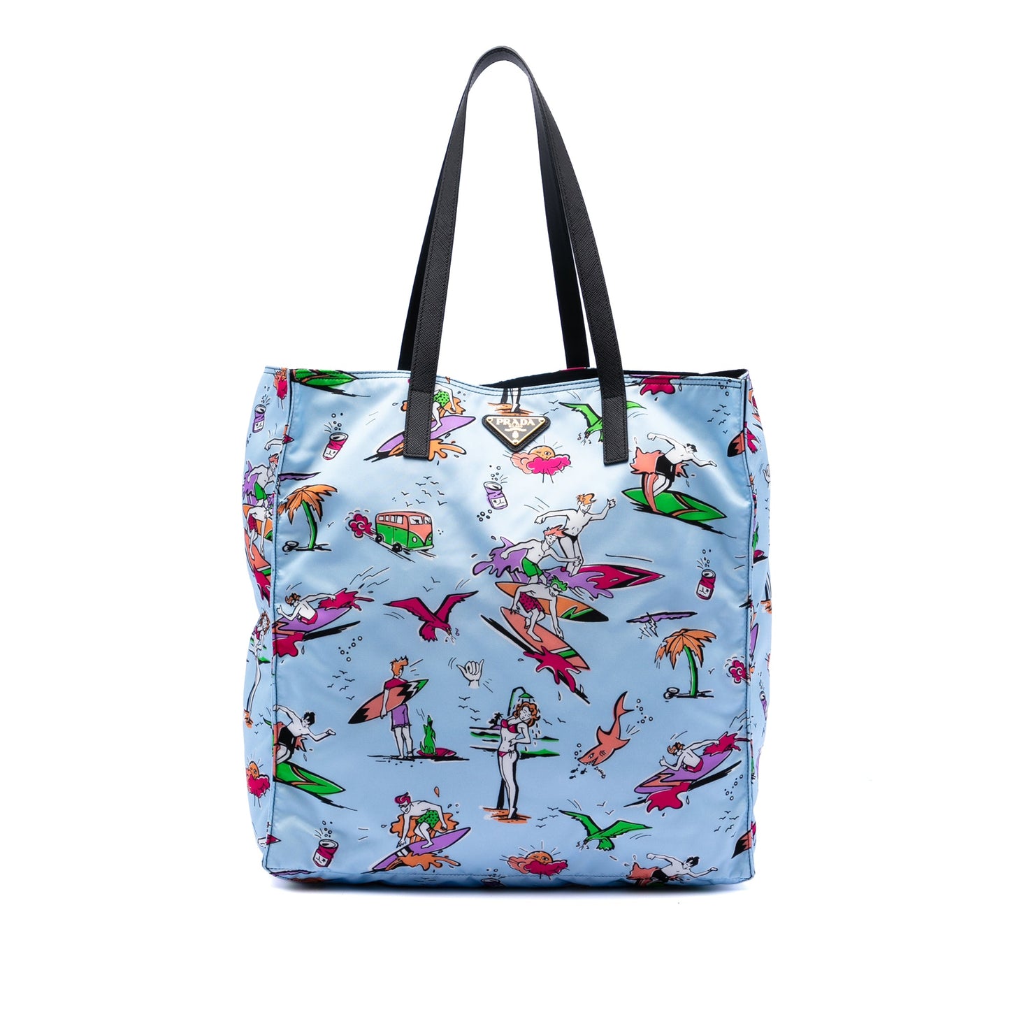Prada Tessuto Stampato Surf Tote