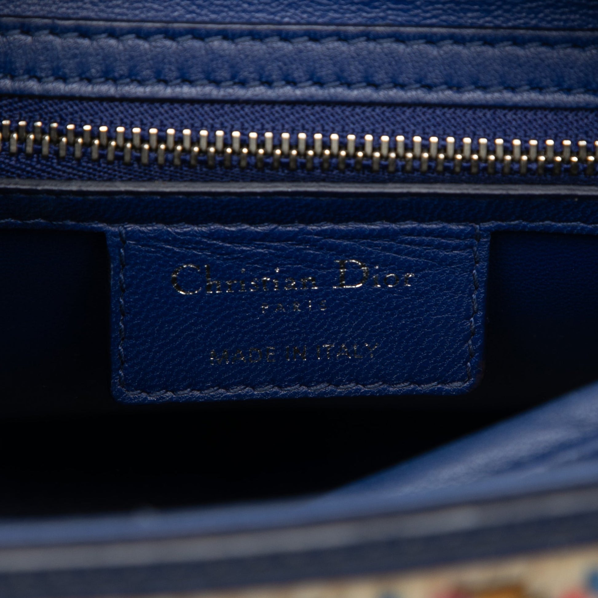 Medium Woven Raffia Lady Dior