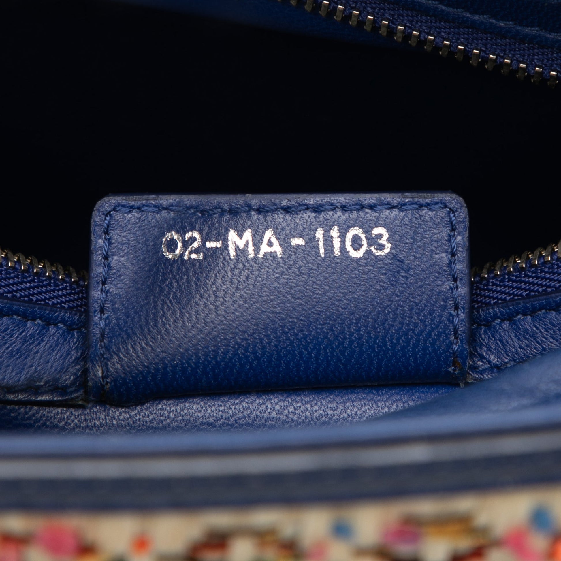 Medium Woven Raffia Lady Dior