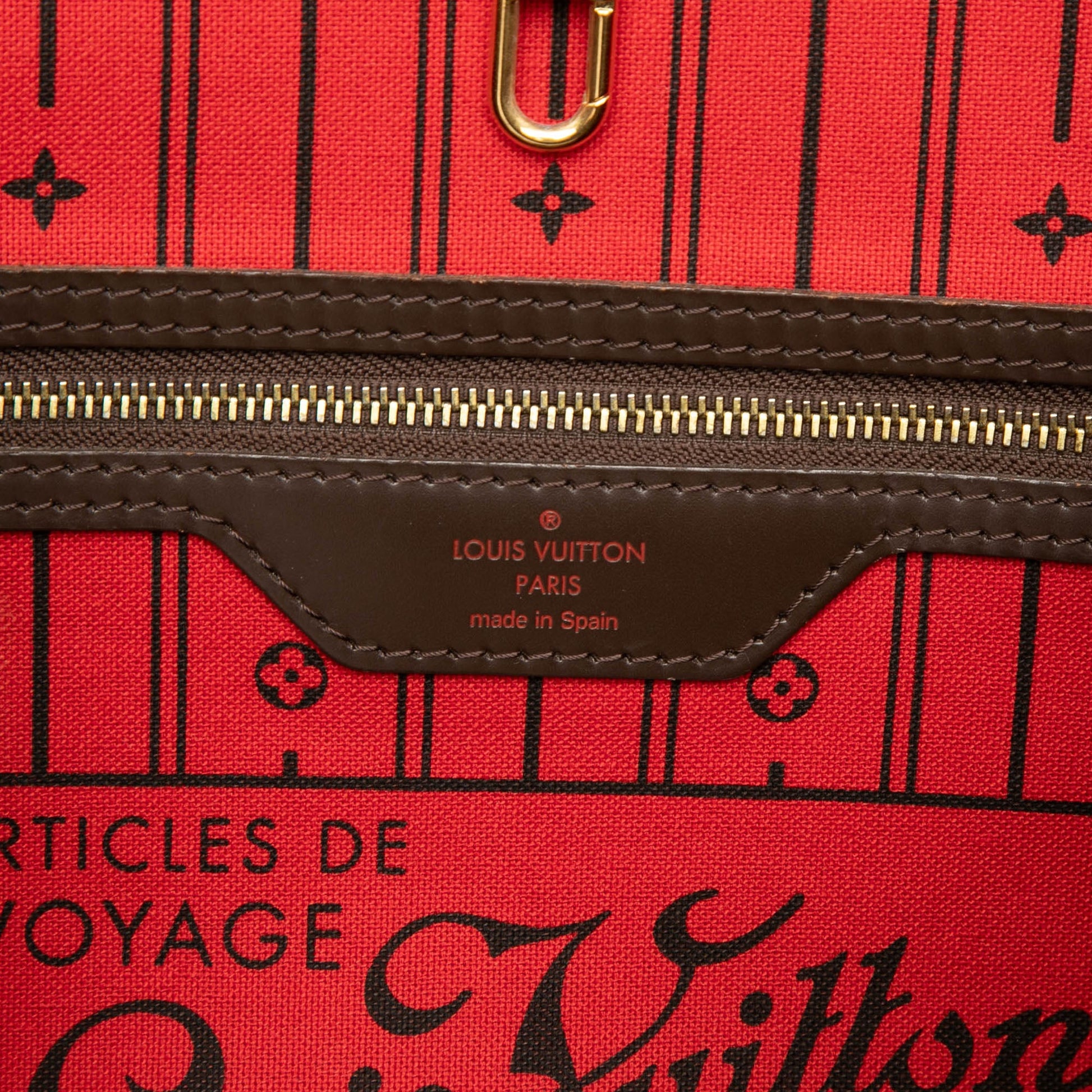 Louis Vuitton Damier Ebene Neverfull MM