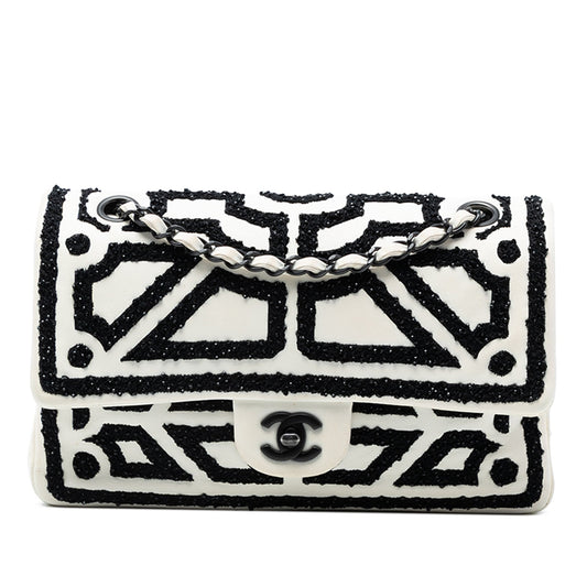 Chanel Medium Embroidered Lambskin Garden of Versailles Double Flap