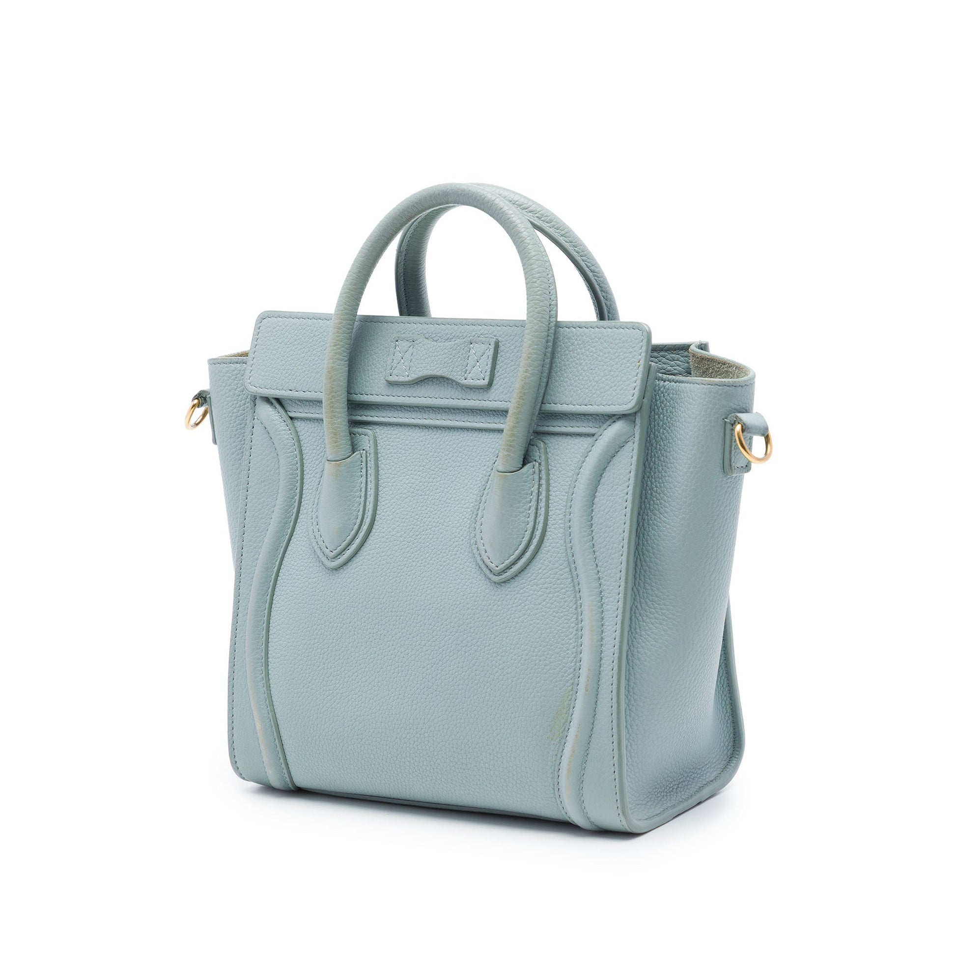Celine Nano Leather Luggage Tote