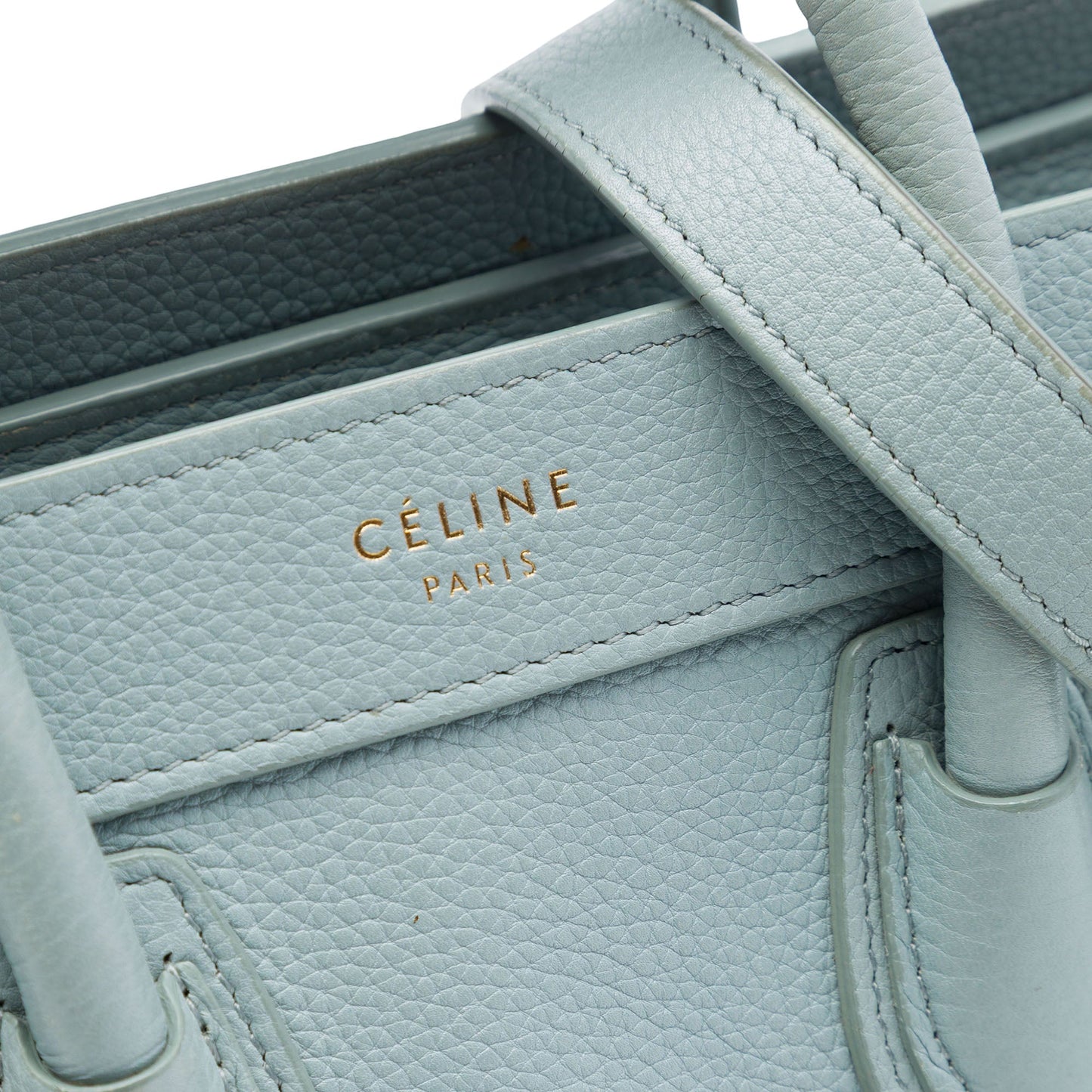 Celine Nano Leather Luggage Tote