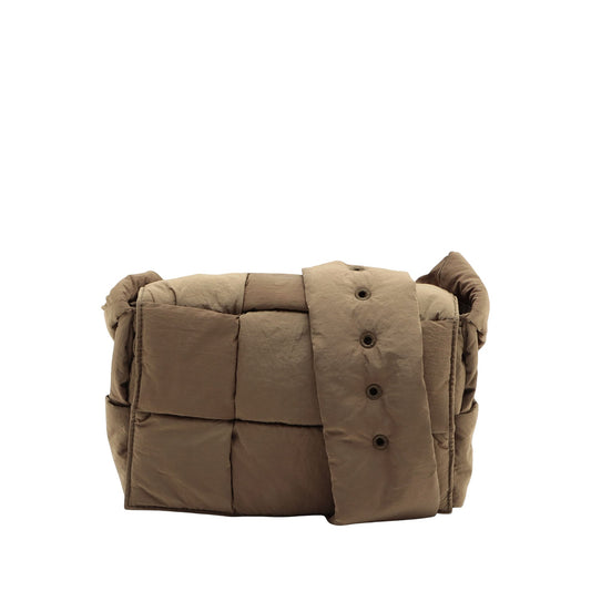 Bottega Veneta Candy Nylon Intrecciato Padded Tech Cassette Crossbody