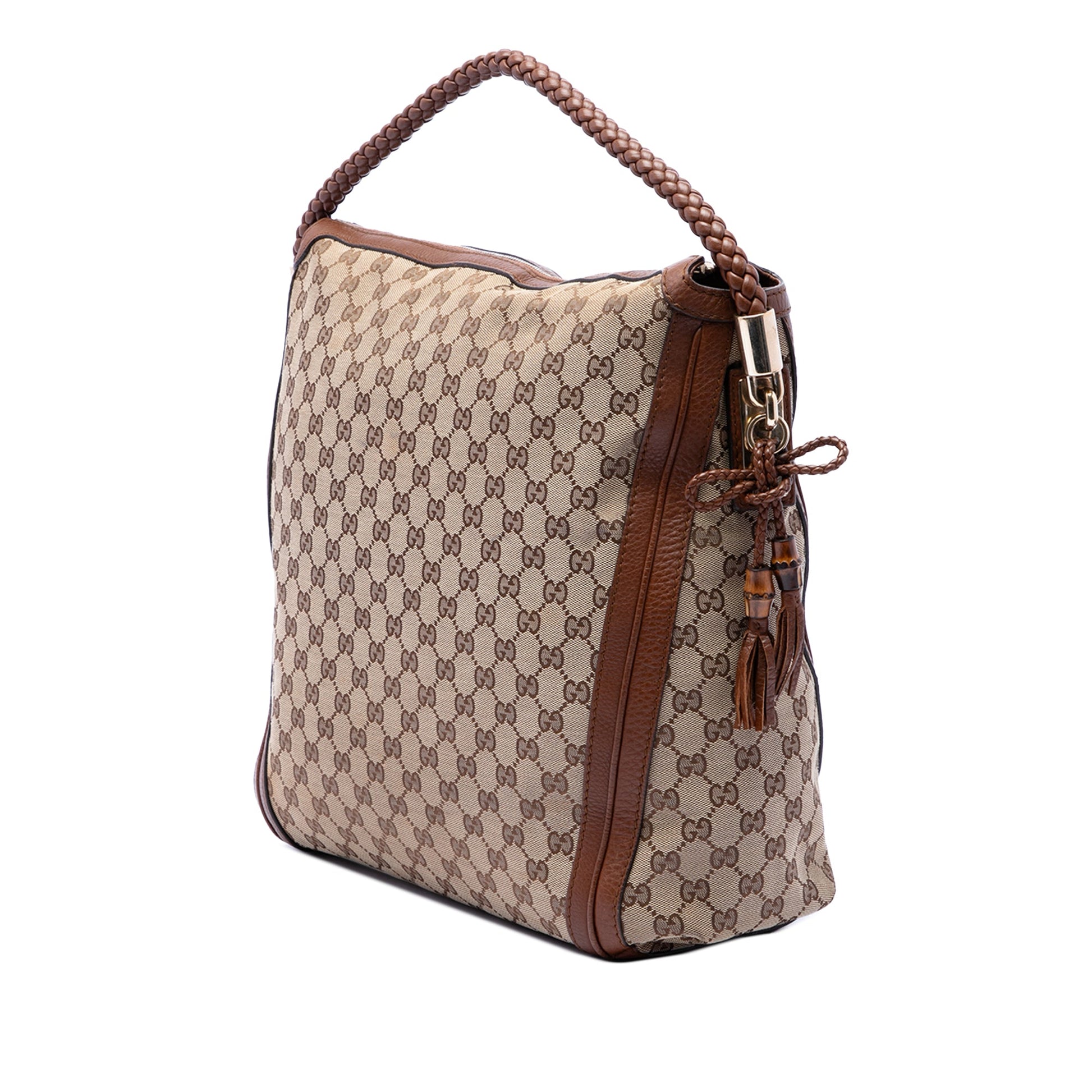 Gucci Large GG Canvas Bella Tote