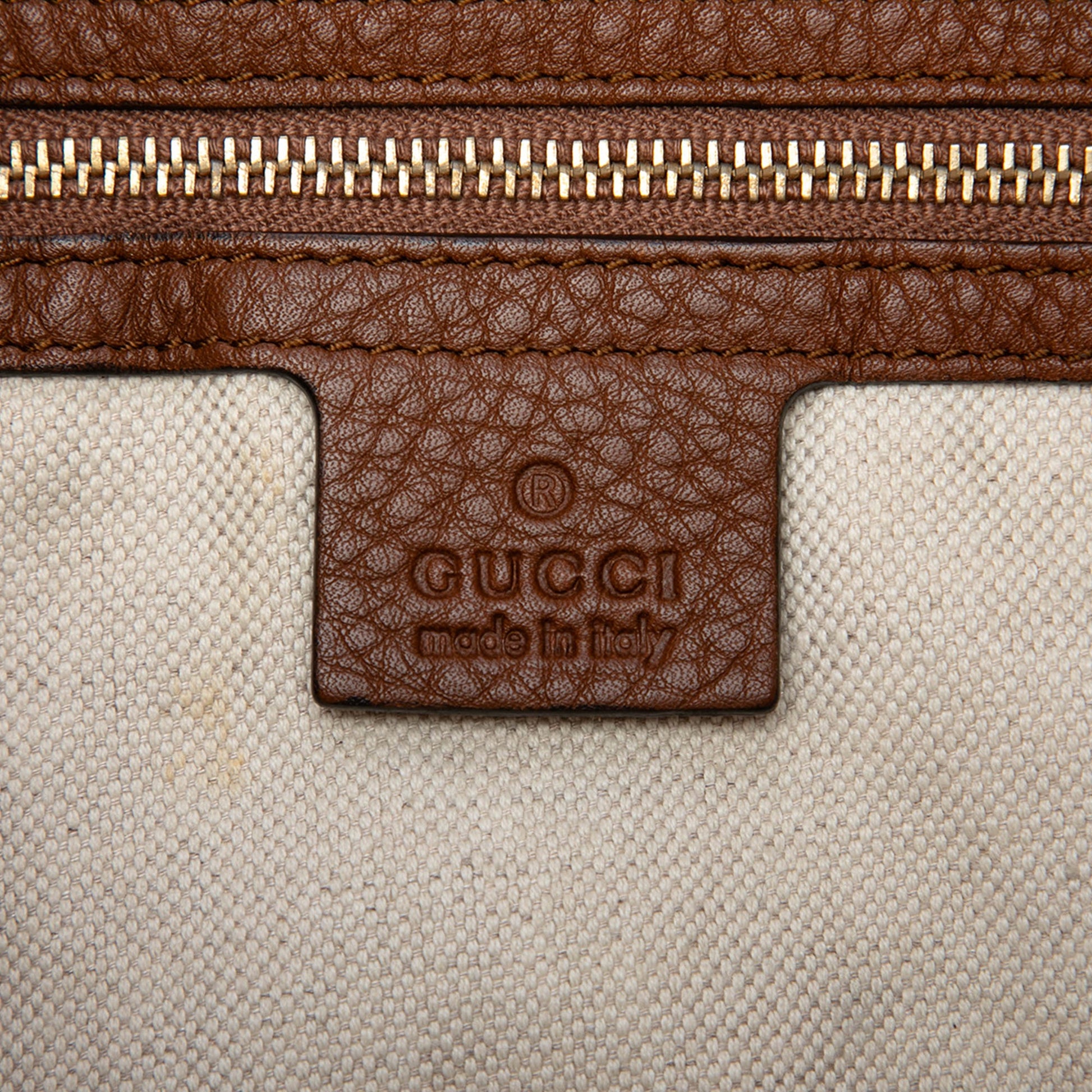 Gucci Large GG Canvas Bella Tote