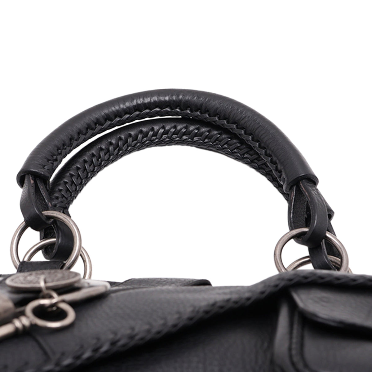 Dior Calfskin Gaucho Double Saddle Handbag — Black