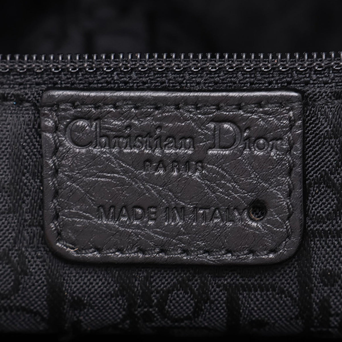 Dior Calfskin Gaucho Double Saddle Handbag — Black