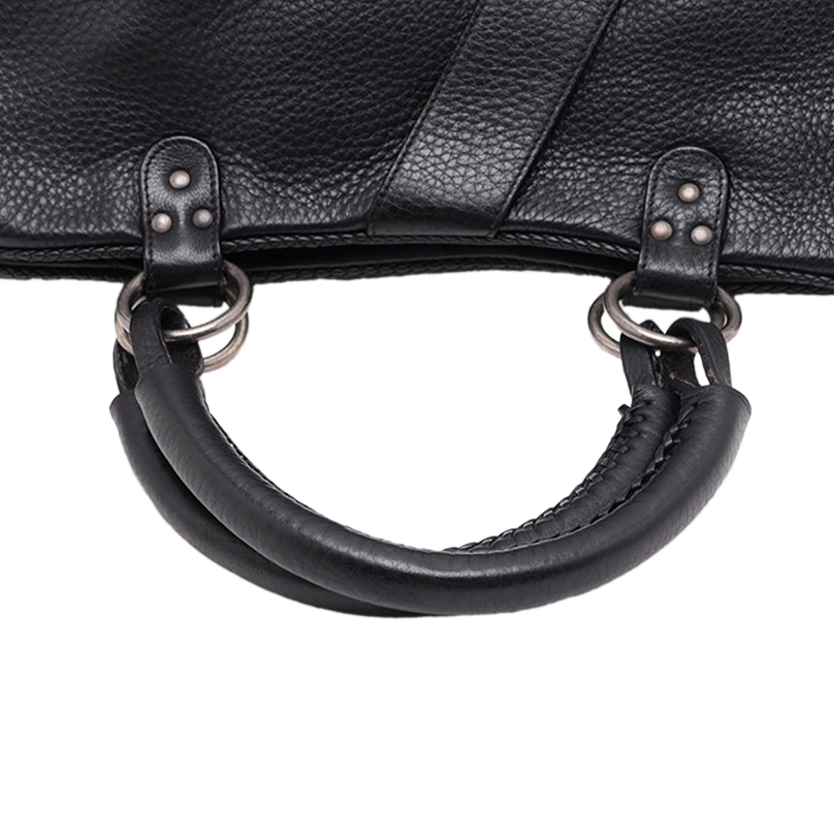 Dior Calfskin Gaucho Double Saddle Handbag — Black