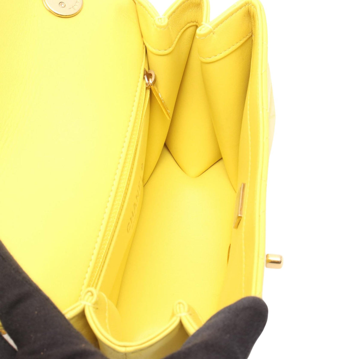 Chanel CC Quilted Lambskin Full Flap