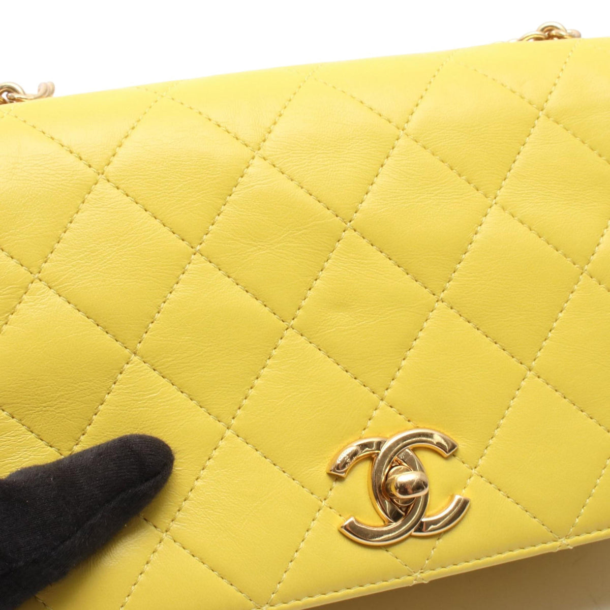 Chanel CC Quilted Lambskin Full Flap