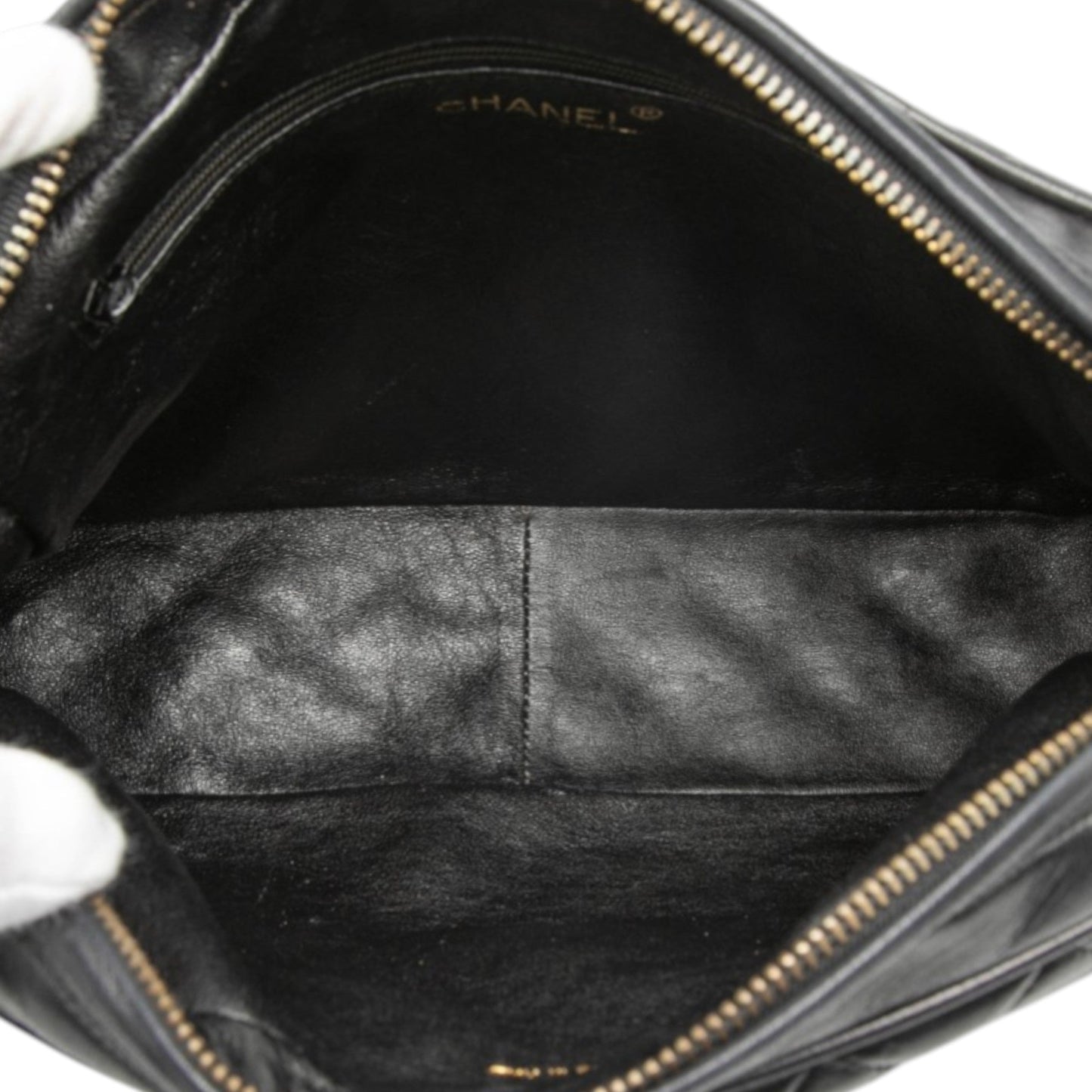 Chanel CC Quilted Lambskin Tassel Flap Camera Bag