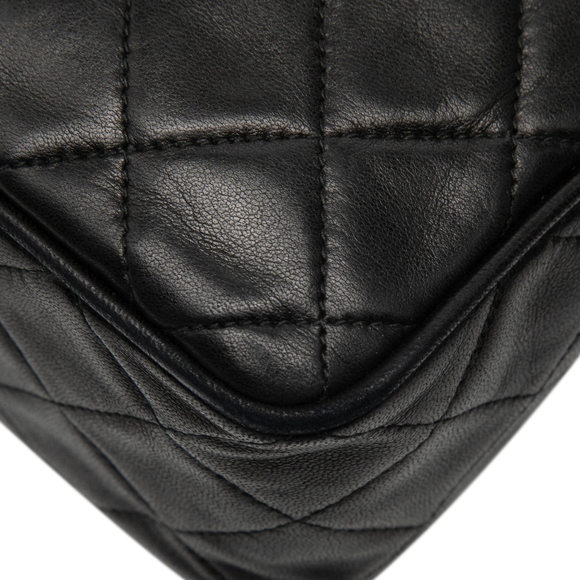 Chanel CC Quilted Lambskin Tassel Flap Camera Bag