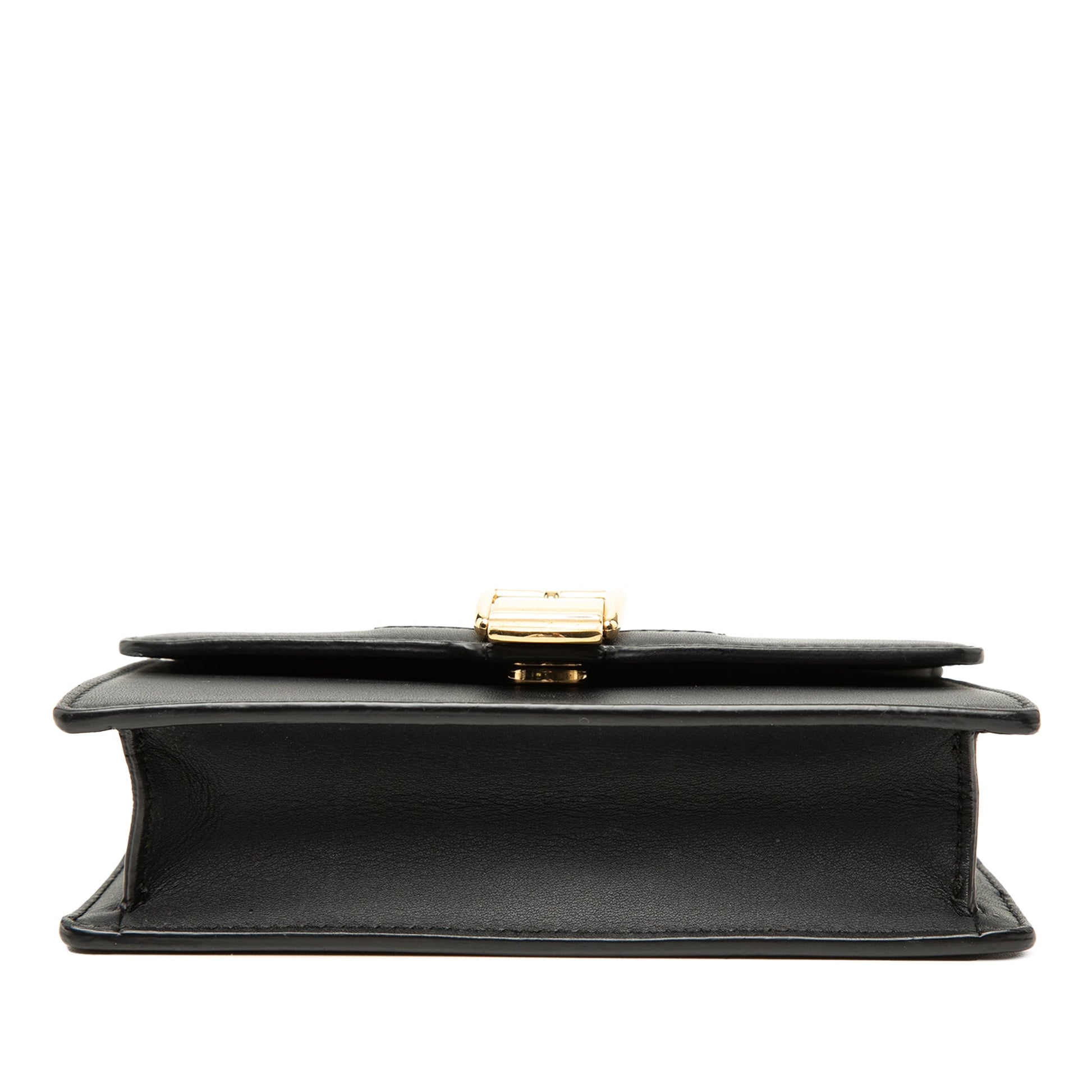 Gucci Super Mini Calfskin Web Sylvie Chain Crossbody
