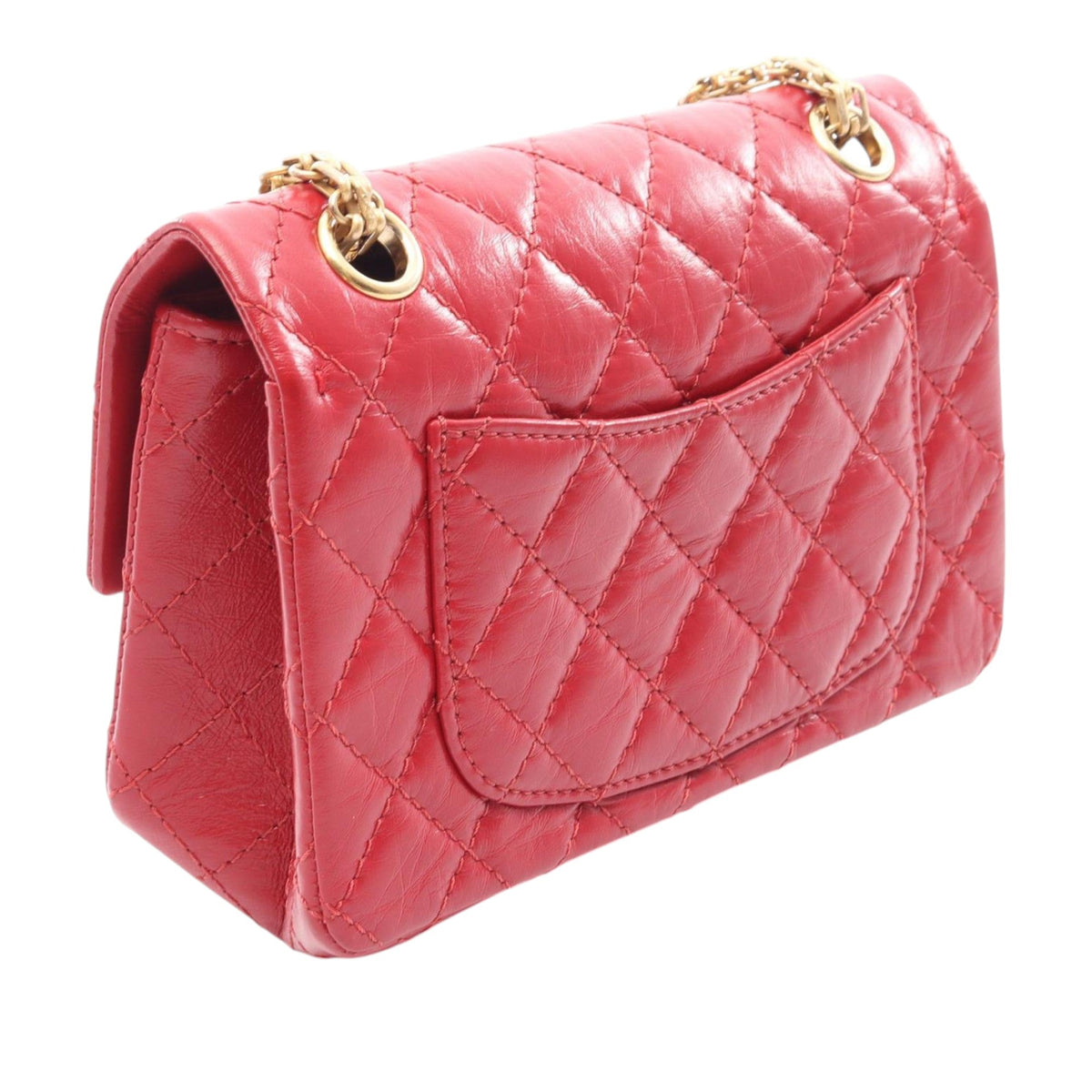 Chanel Mini Quilted Aged Calfskin Reissue 2.55 Single Flap