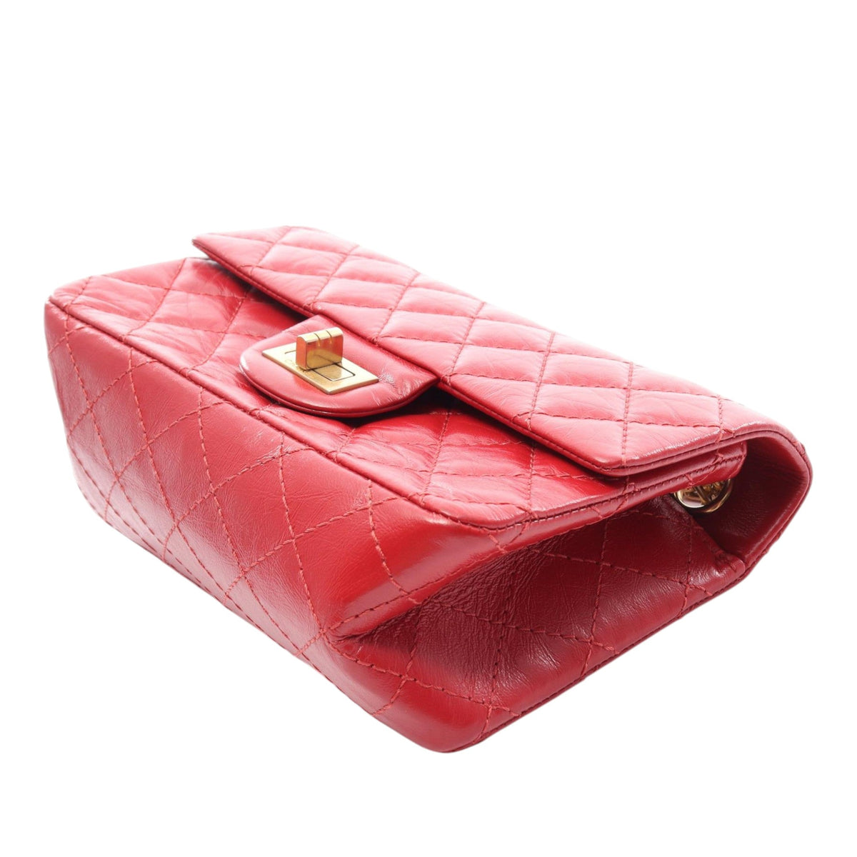 Chanel Mini Quilted Aged Calfskin Reissue 2.55 Single Flap