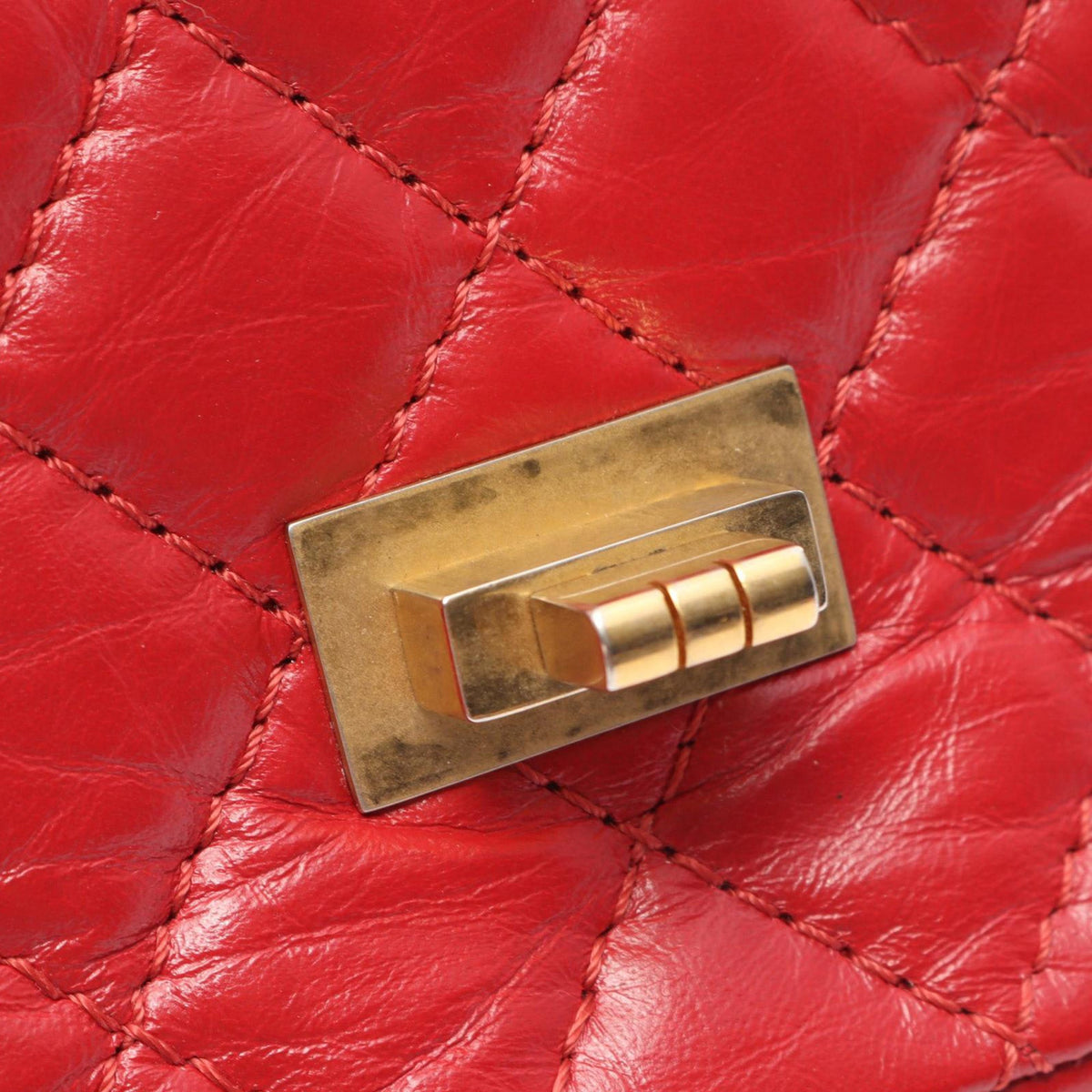 Chanel Mini Quilted Aged Calfskin Reissue 2.55 Single Flap