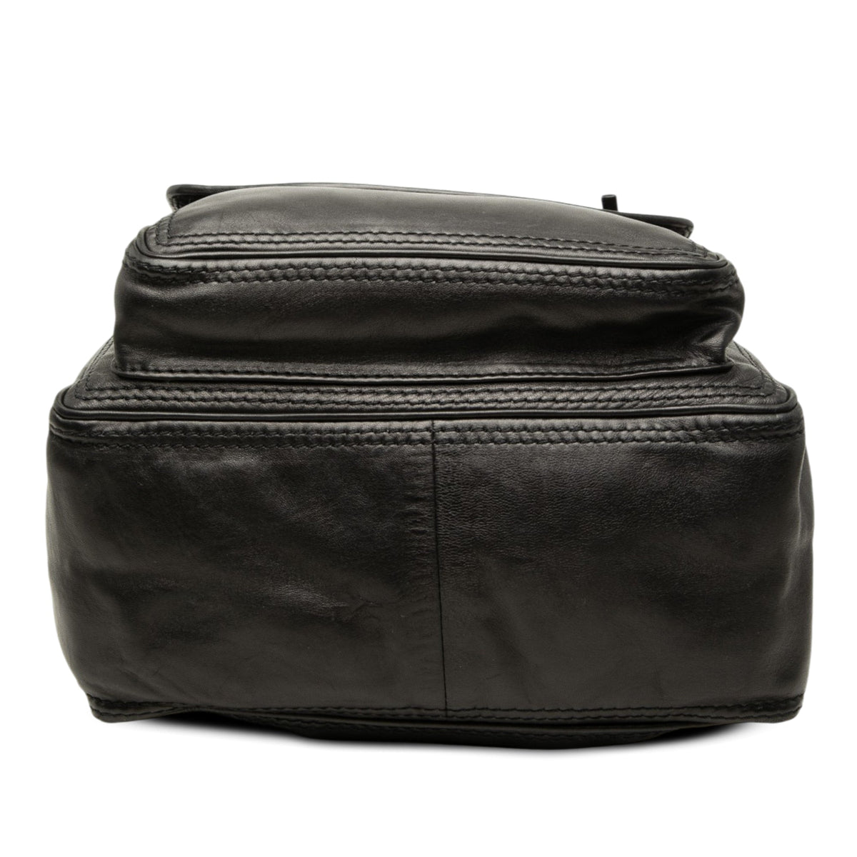 Bottega Veneta Nappa Intrecciato Trimmed Drawstring Flap Backpack
