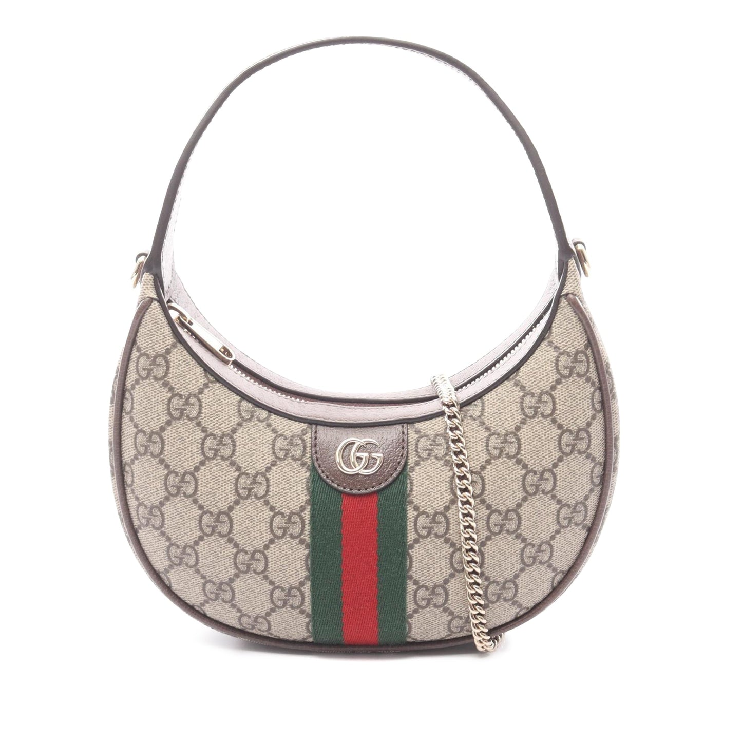 Gucci Small GG Supreme Web Ophidia Satchel