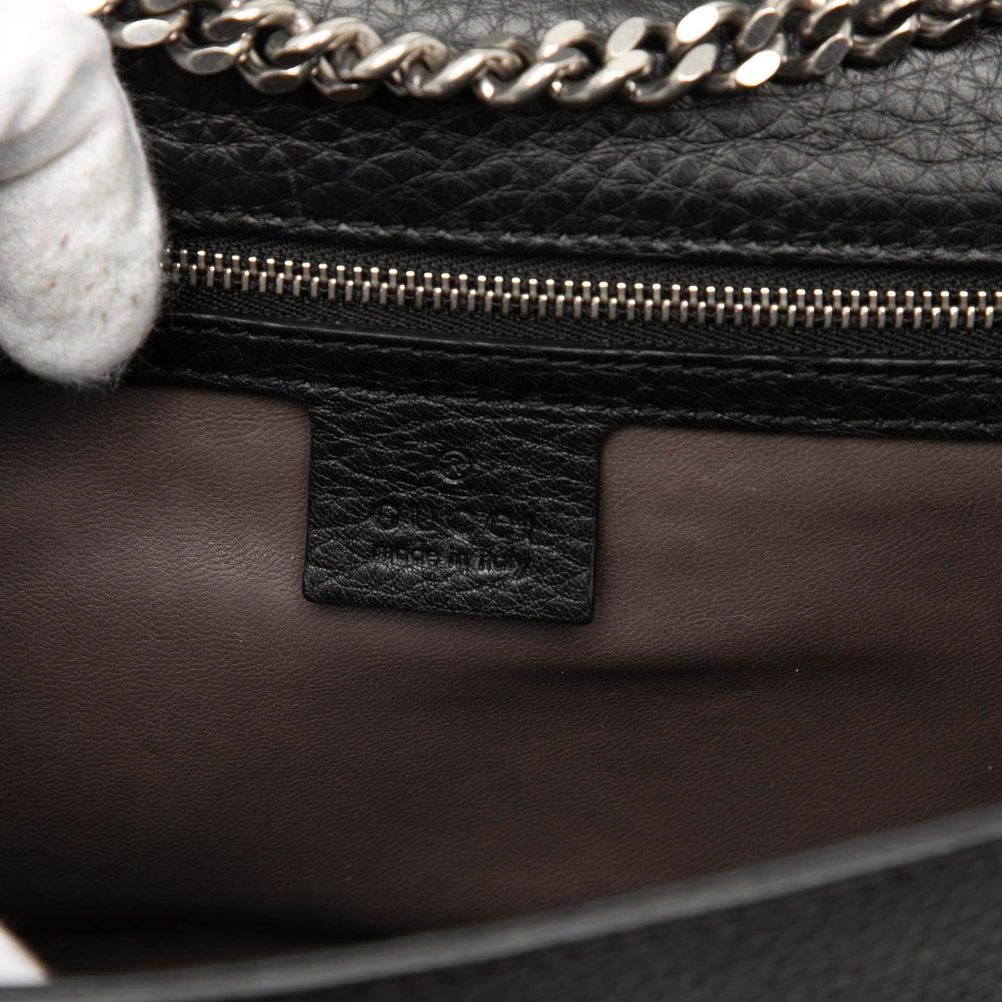 Medium Studded Leather Miss Bamboo Crossbody