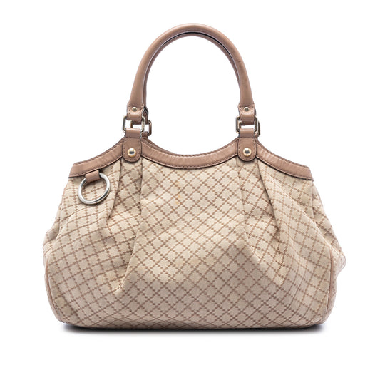 Gucci Medium Diamante Canvas Sukey Tote