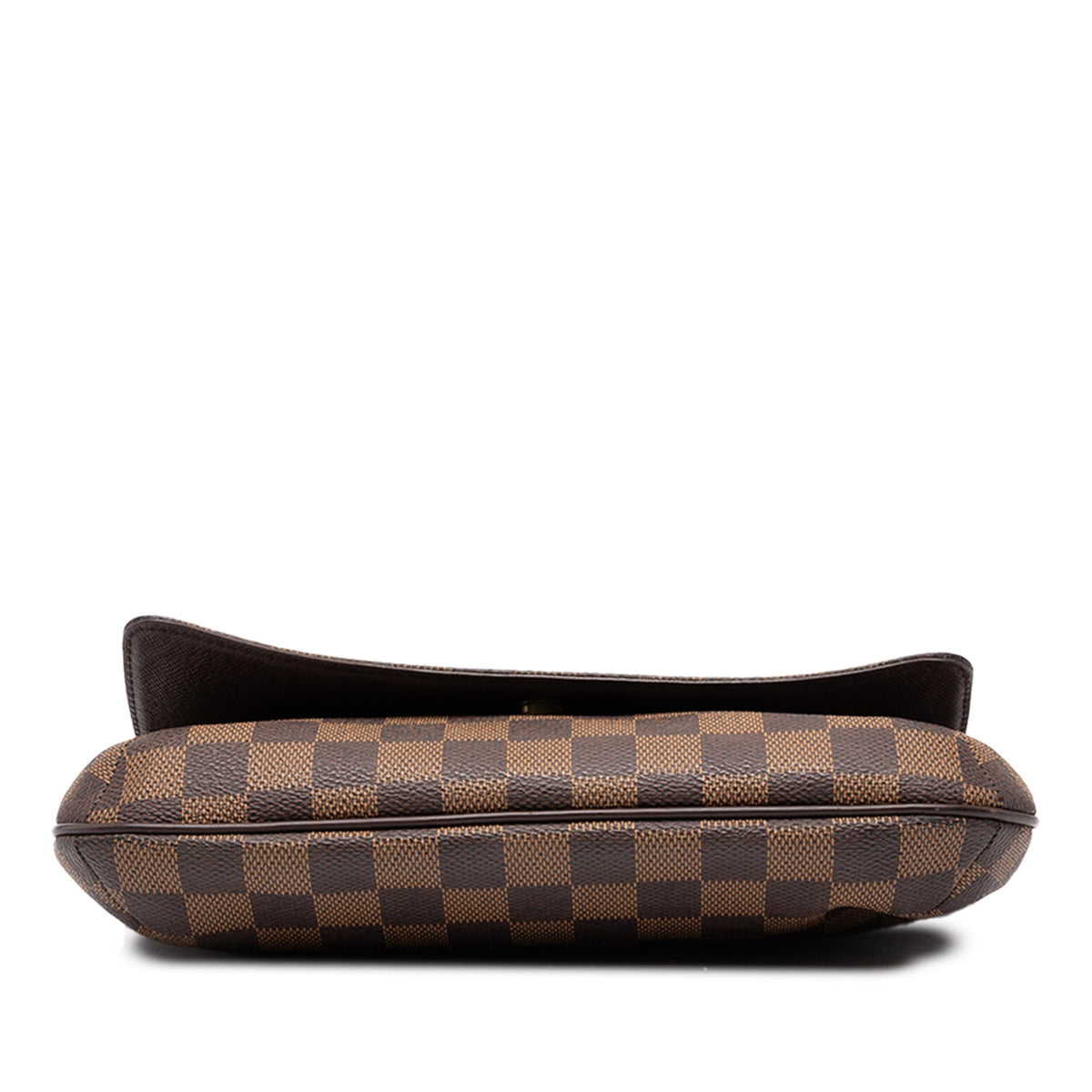 Louis Vuitton Damier Ebene Musette Tango Long Strap — Brown