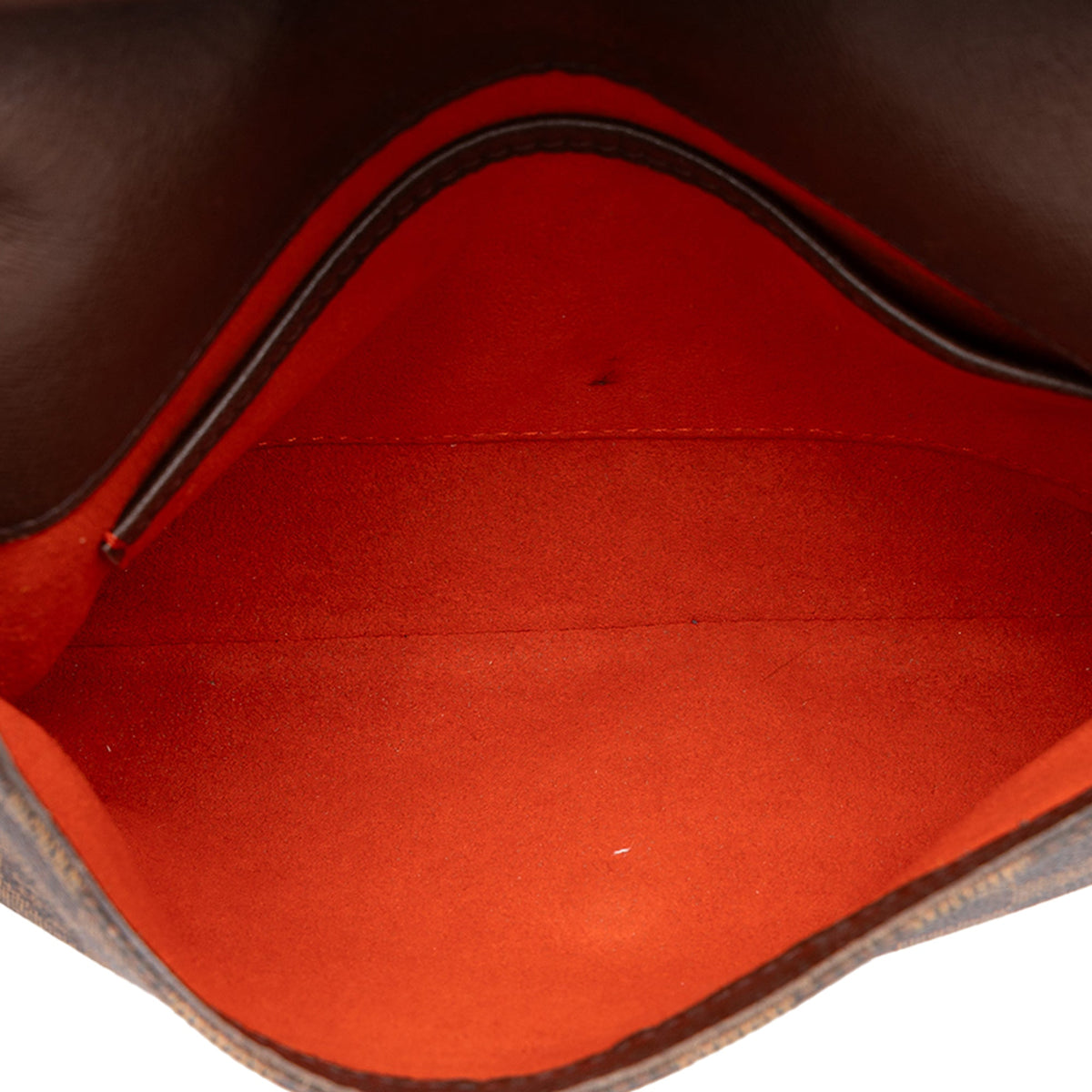 Louis Vuitton Damier Ebene Musette Tango Long Strap — Brown