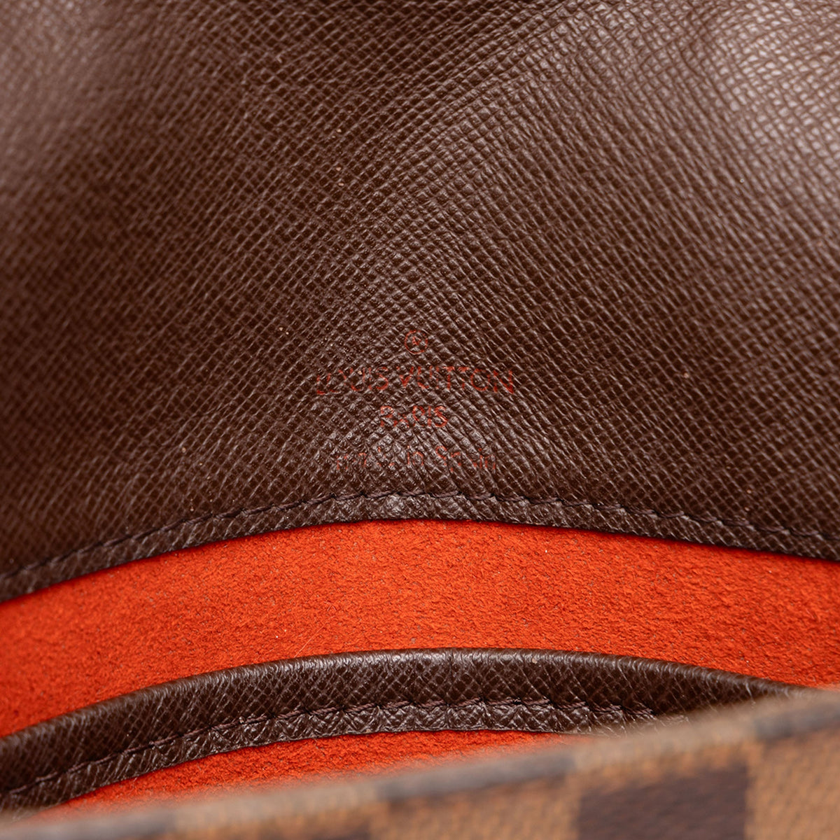 Louis Vuitton Damier Ebene Musette Tango Long Strap — Brown