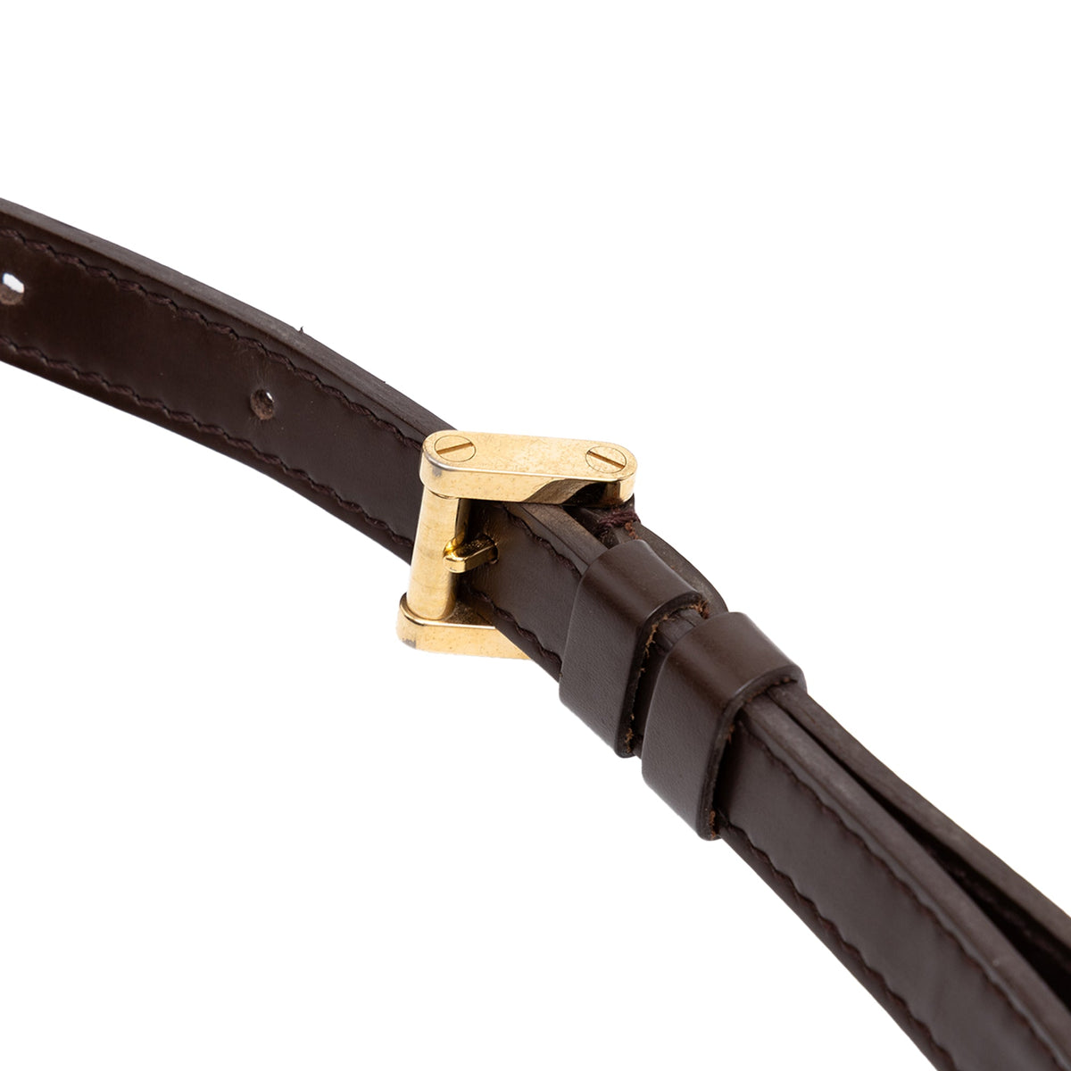 Louis Vuitton Damier Ebene Musette Tango Long Strap — Brown