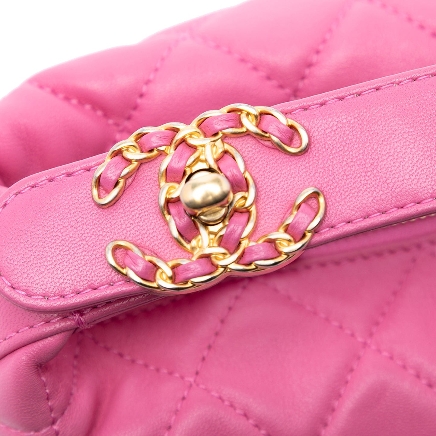 Chanel Small Quilted Lambskin Perfect Meeting Hobo Bag